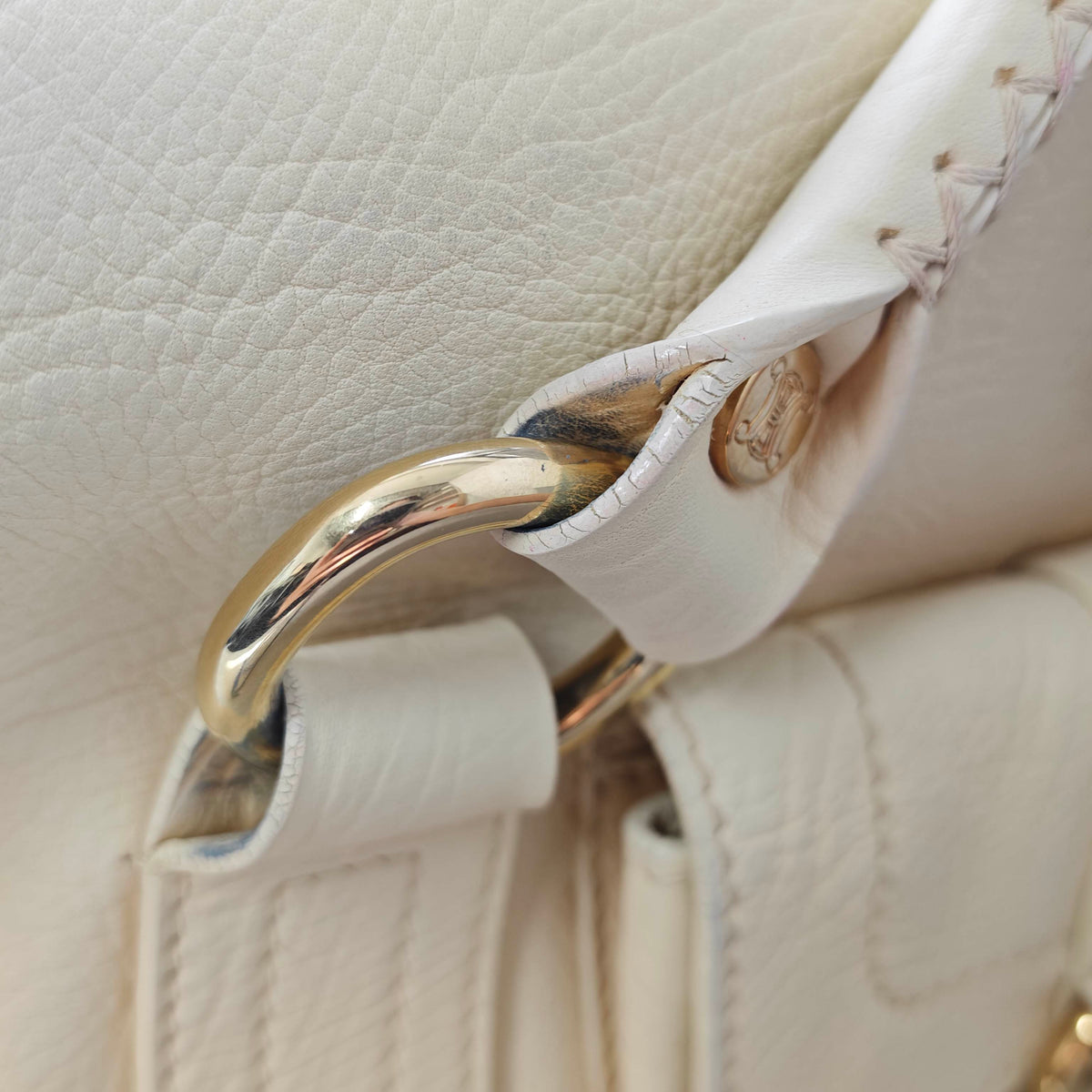 CELINE - Boogie Bag - Leather - Beige - (medium)