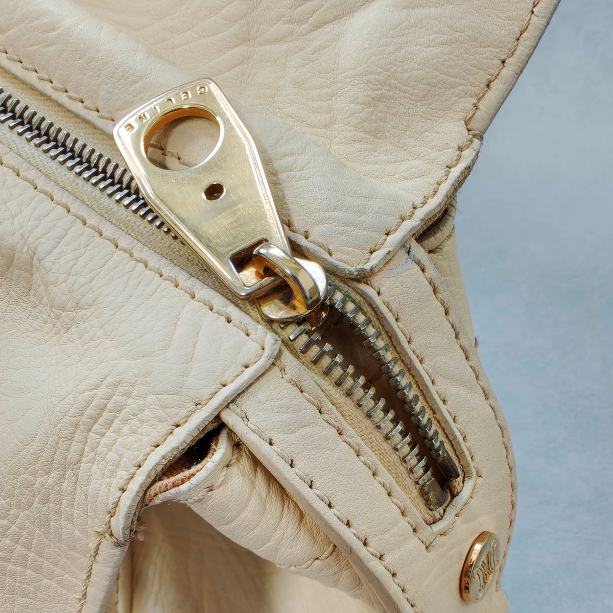 CELINE - Boogie Bag - Leather - Beige - (medium)