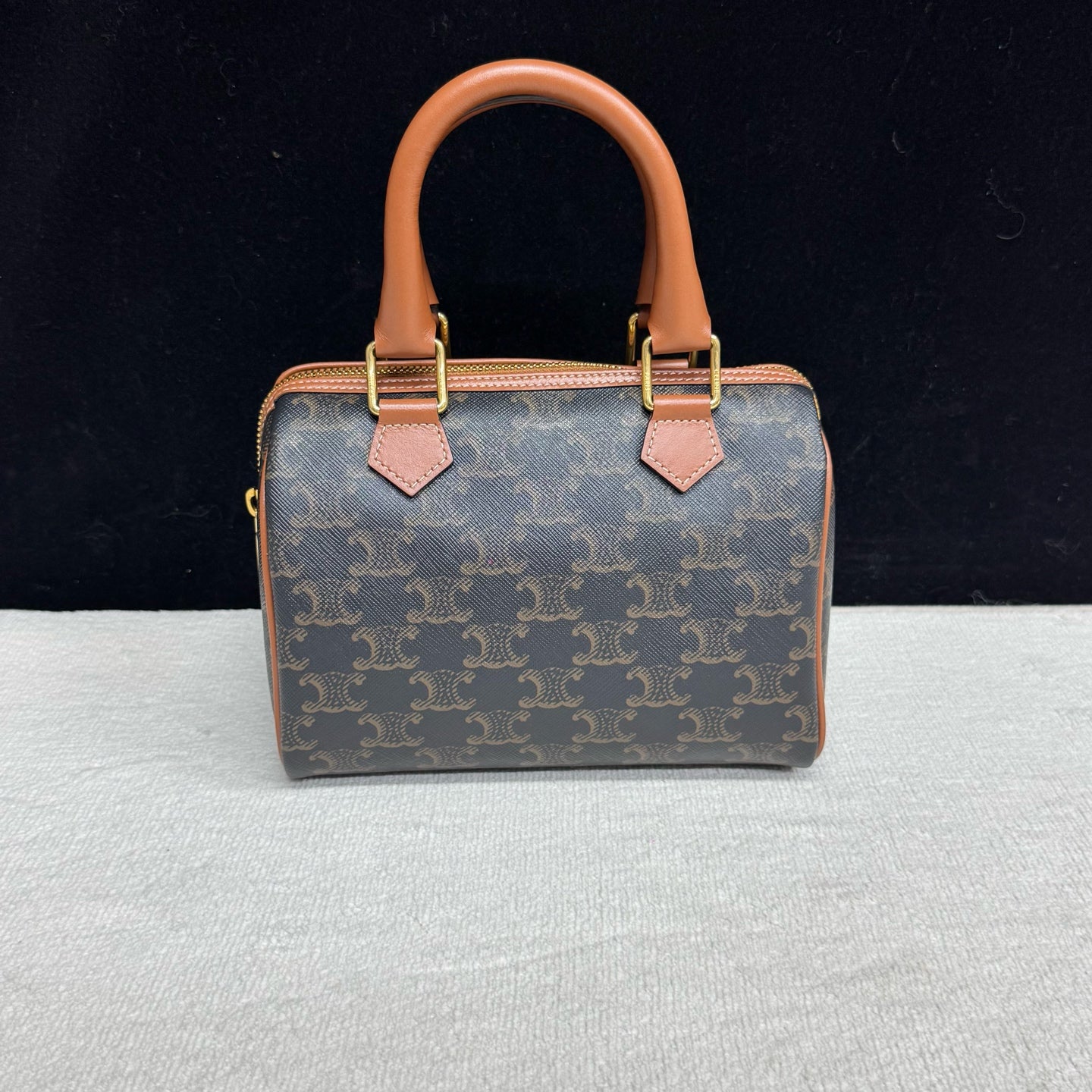 Celine - Boston - Leather - Brown - (mini)