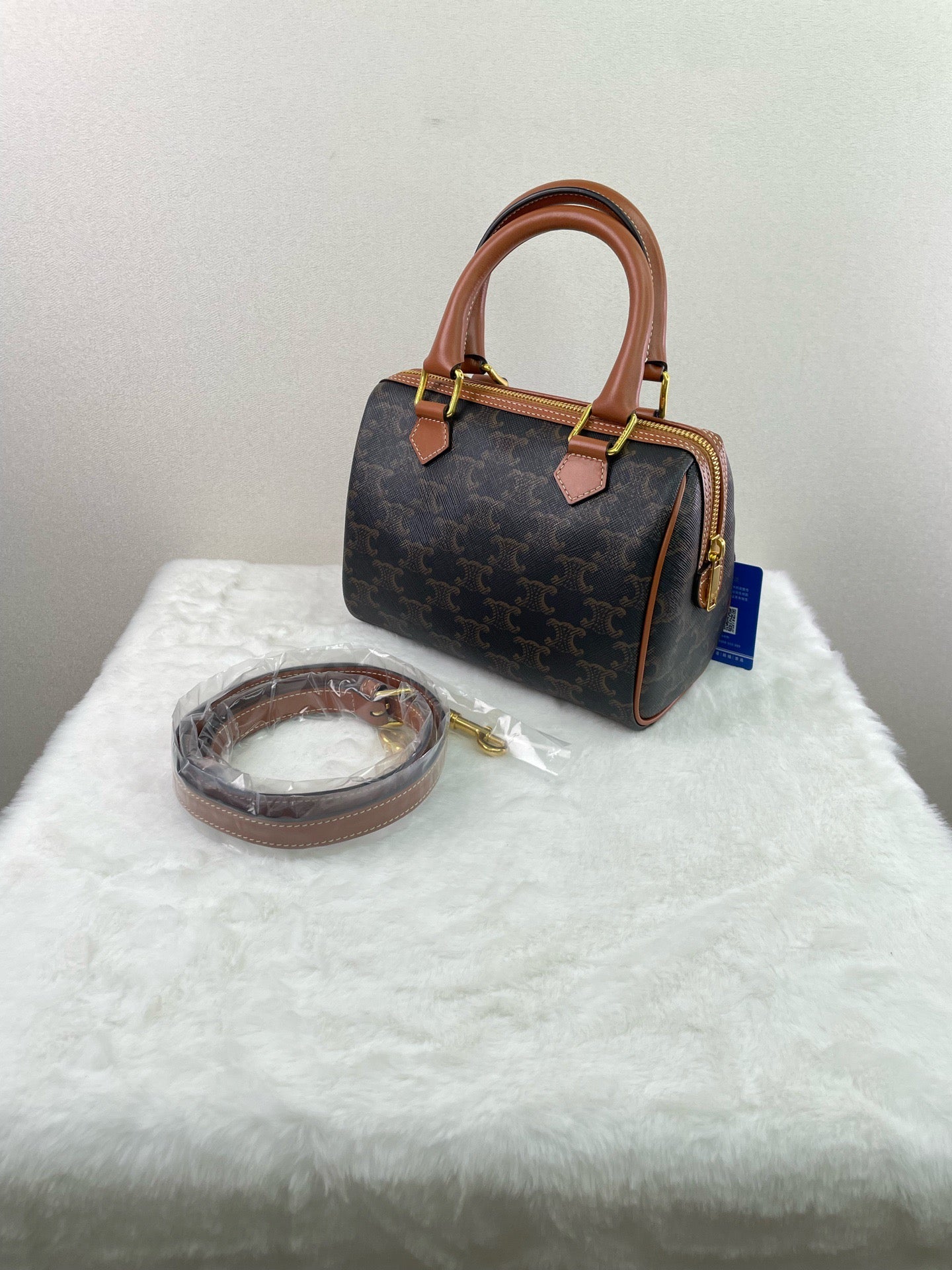 Celine - Boston - Leather - Brown - (mini)