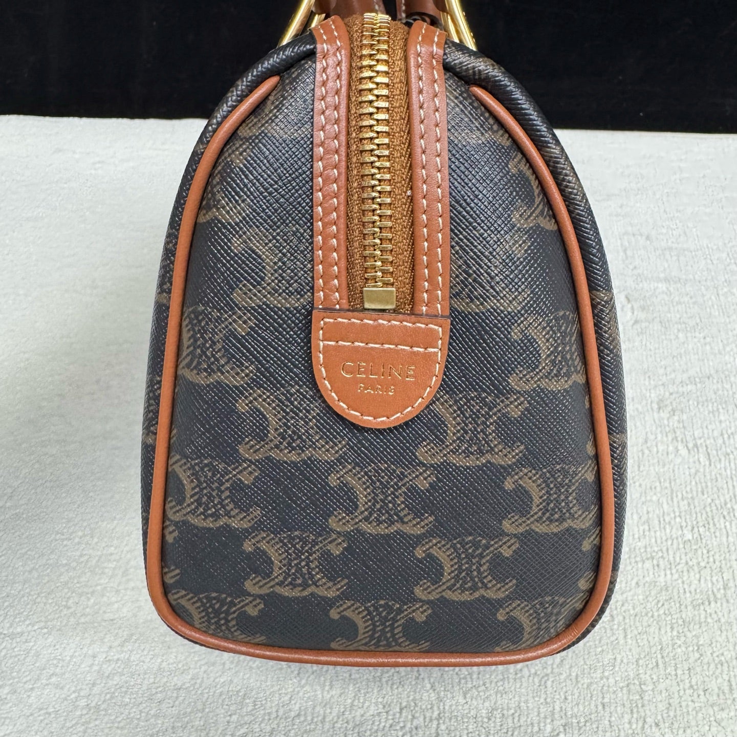 Celine - Boston - Leather - Brown - (mini)