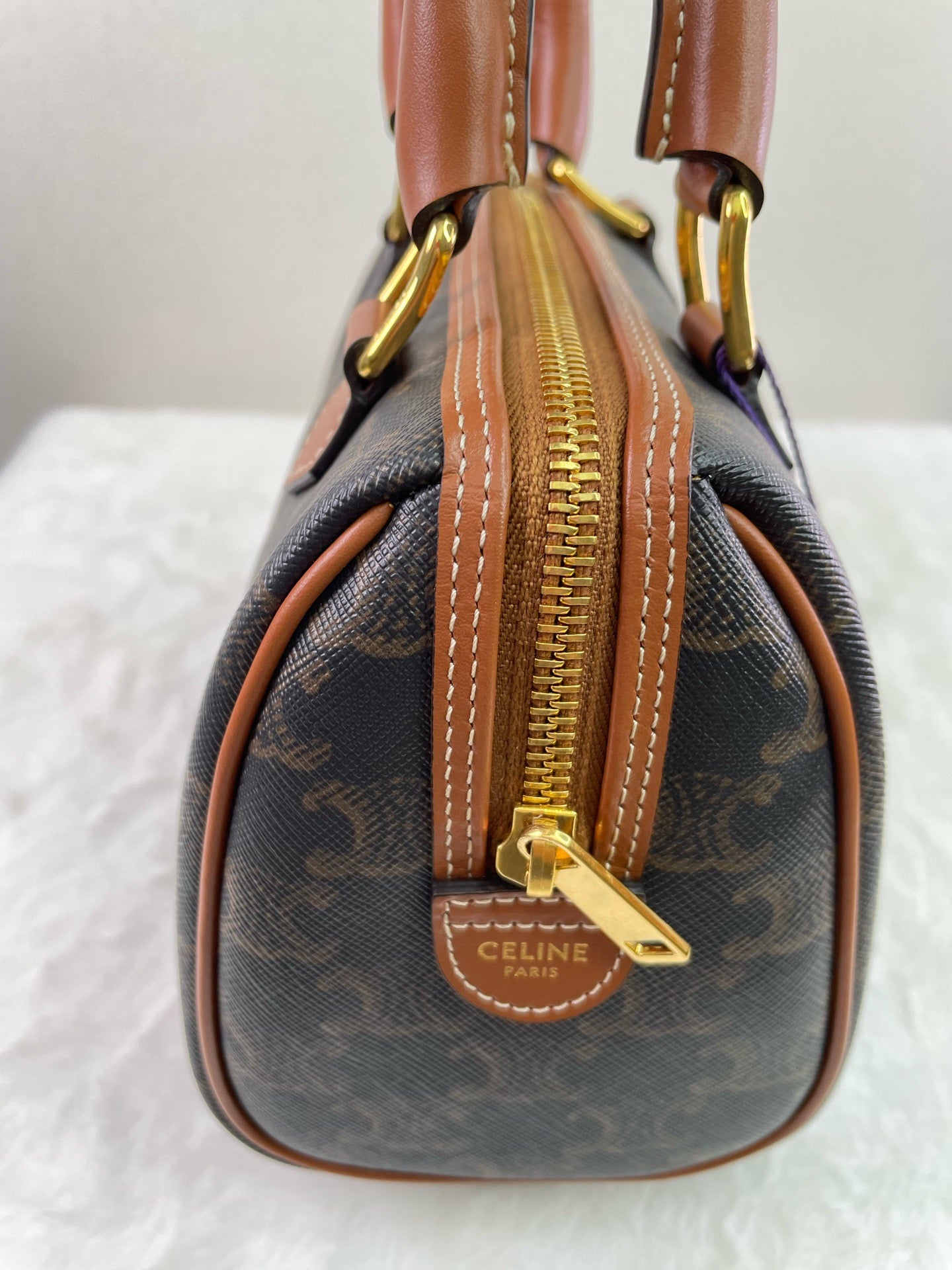 Celine - Boston - Leather - Brown - (mini)
