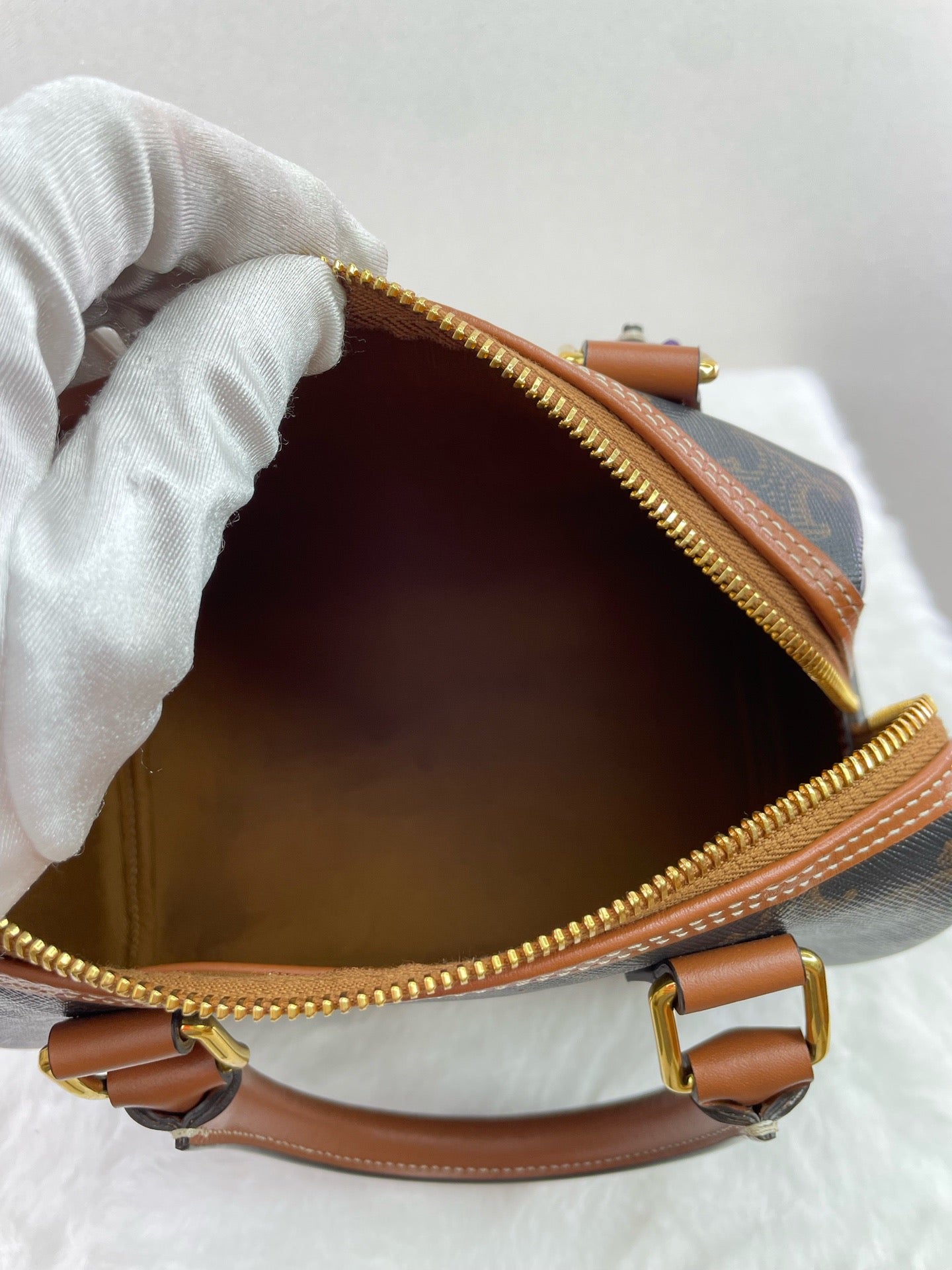 Celine - Boston - Leather - Brown - (mini)