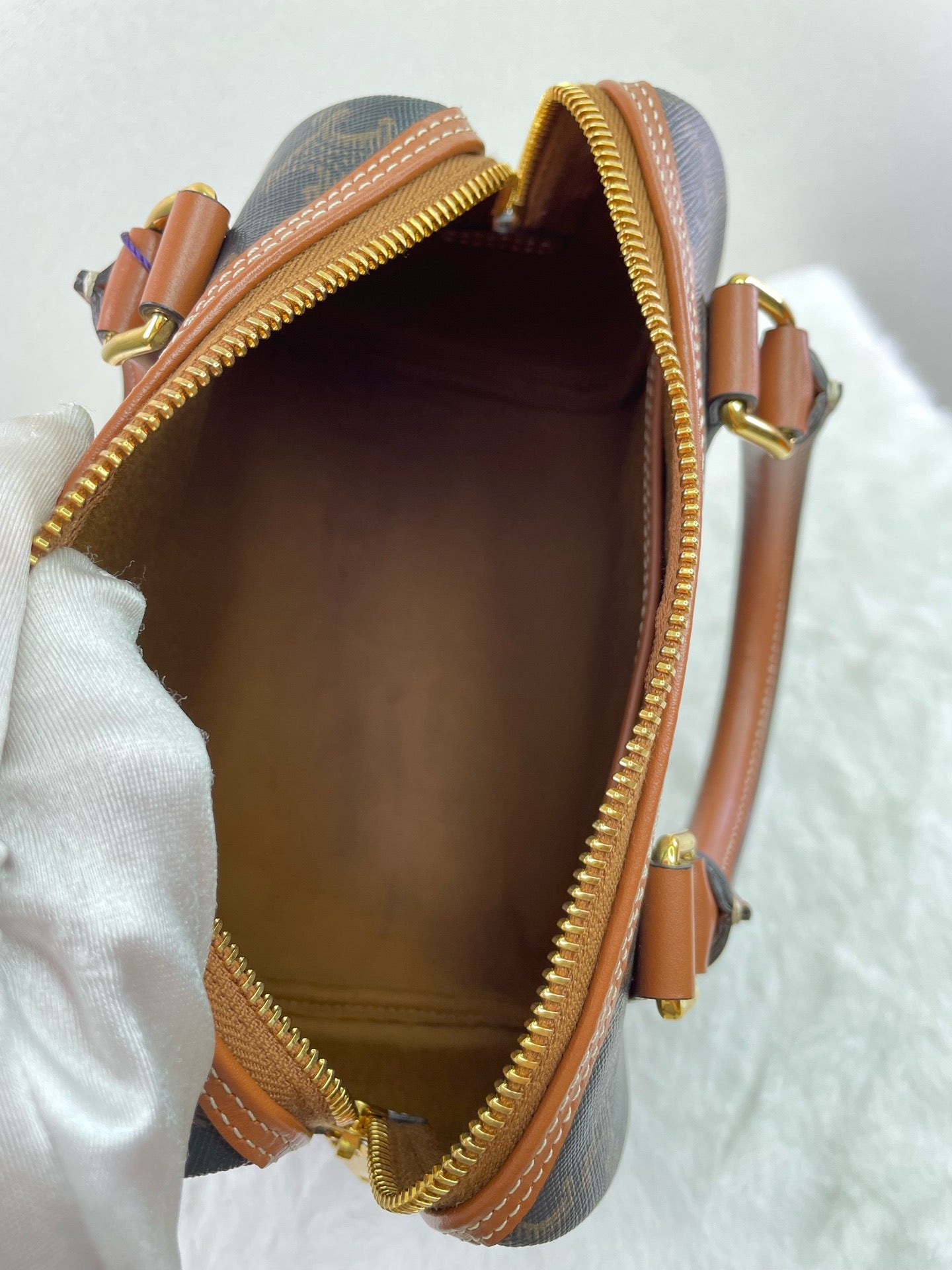 Celine - Boston - Leather - Brown - (mini)