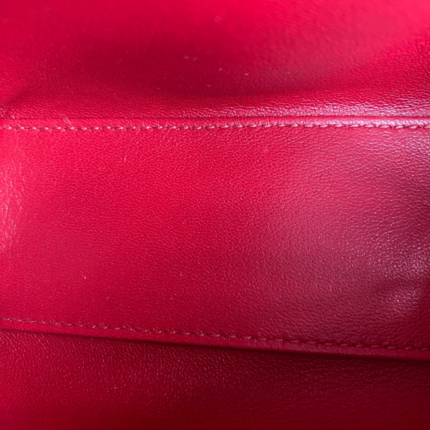 Celine - Boston Mini Bag - Cowhide leather - Red with Gold-Tone Hardware - (mini)