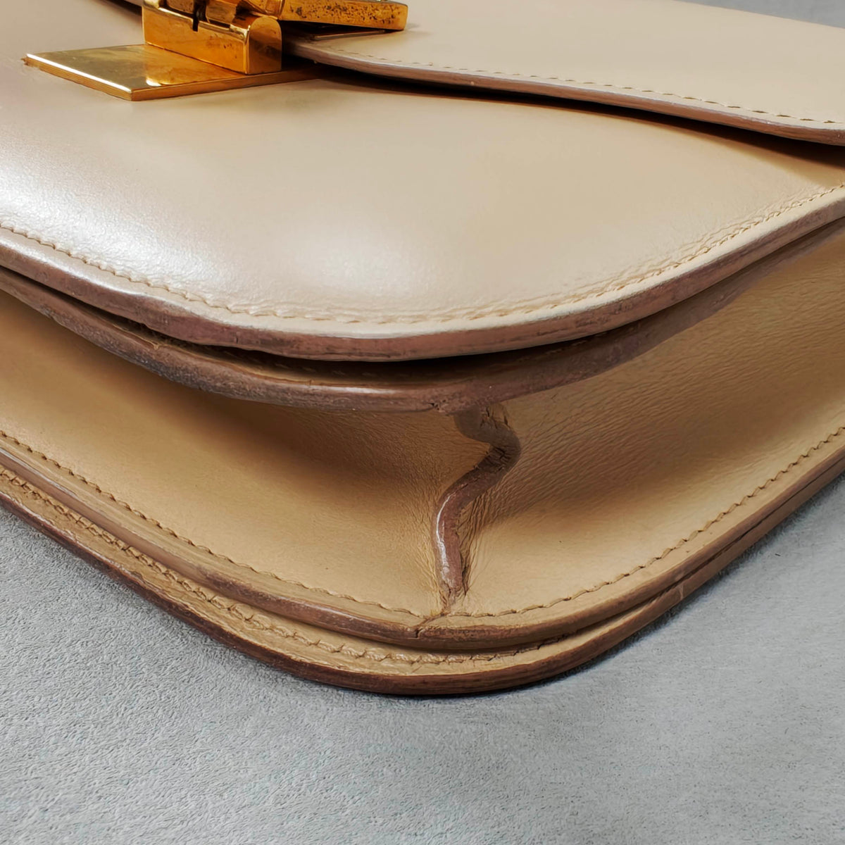 CELINE - Box Bag - Leather - Beige - (medium)