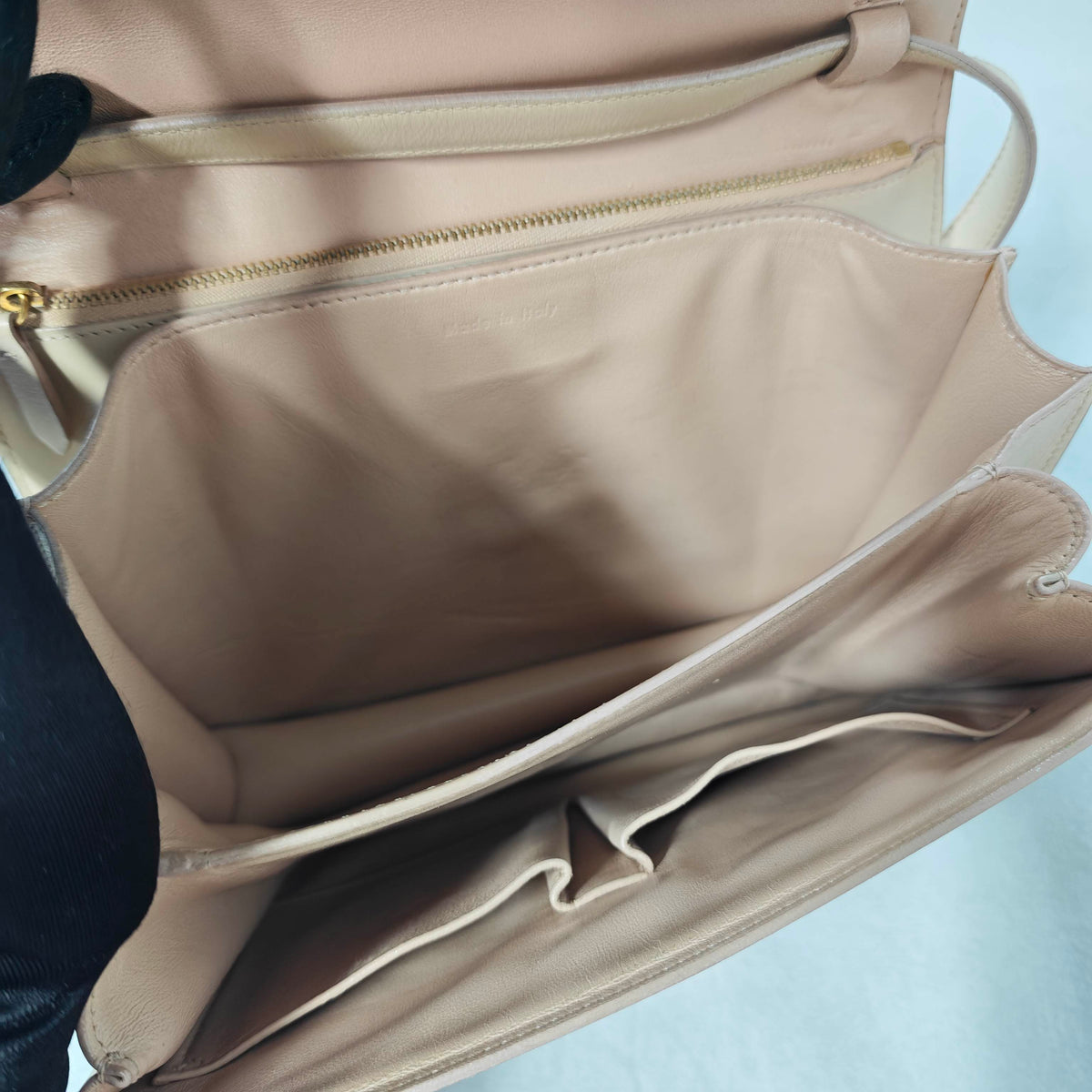 CELINE - Box Bag - Leather - Beige - (medium)