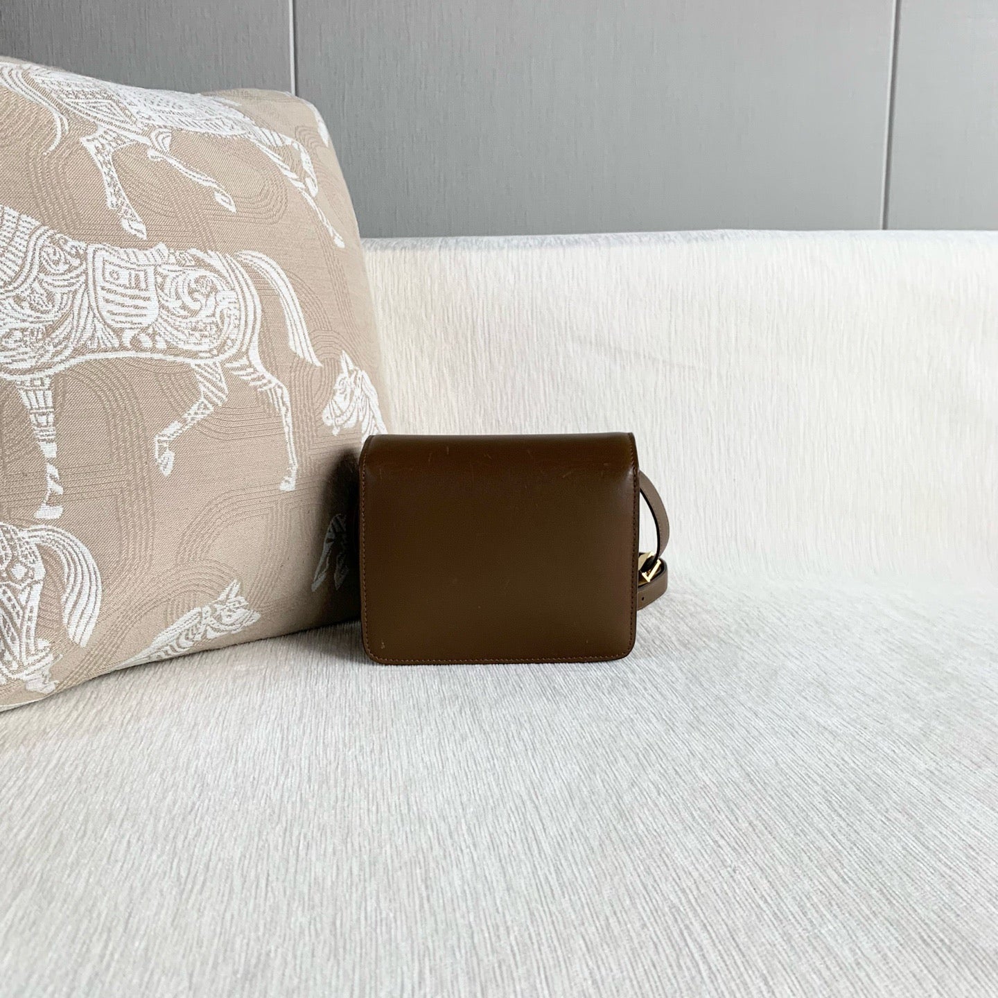 Celine - Box Bag - Leather - Brown - (mini)