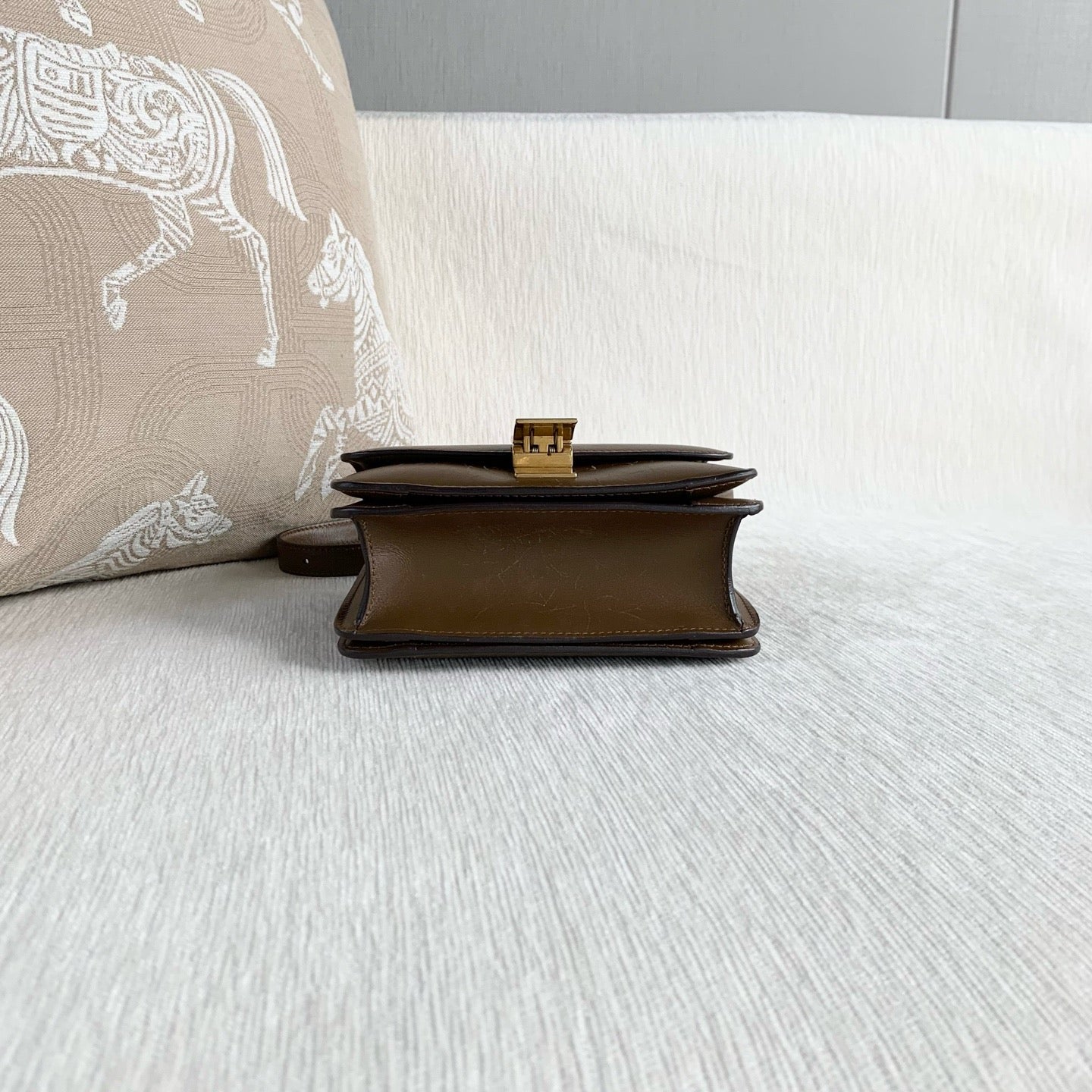 Celine - Box Bag - Leather - Brown - (mini)