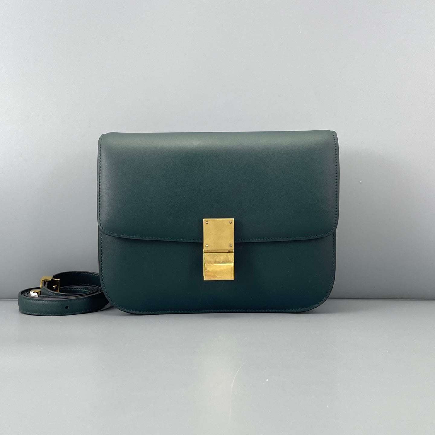 Celine - Box Bag - Leather - Green - (medium)