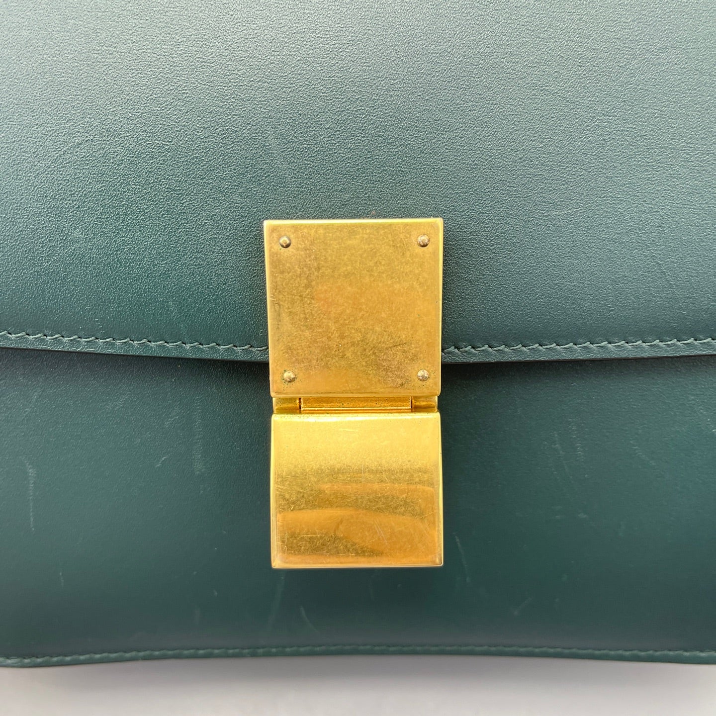 Celine - Box Bag - Leather - Green - (medium)