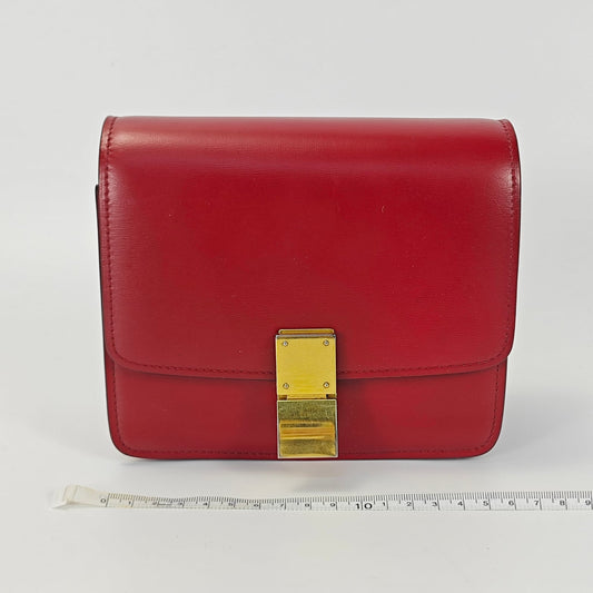 Celine - Box Bag - Leather - Red - (small)