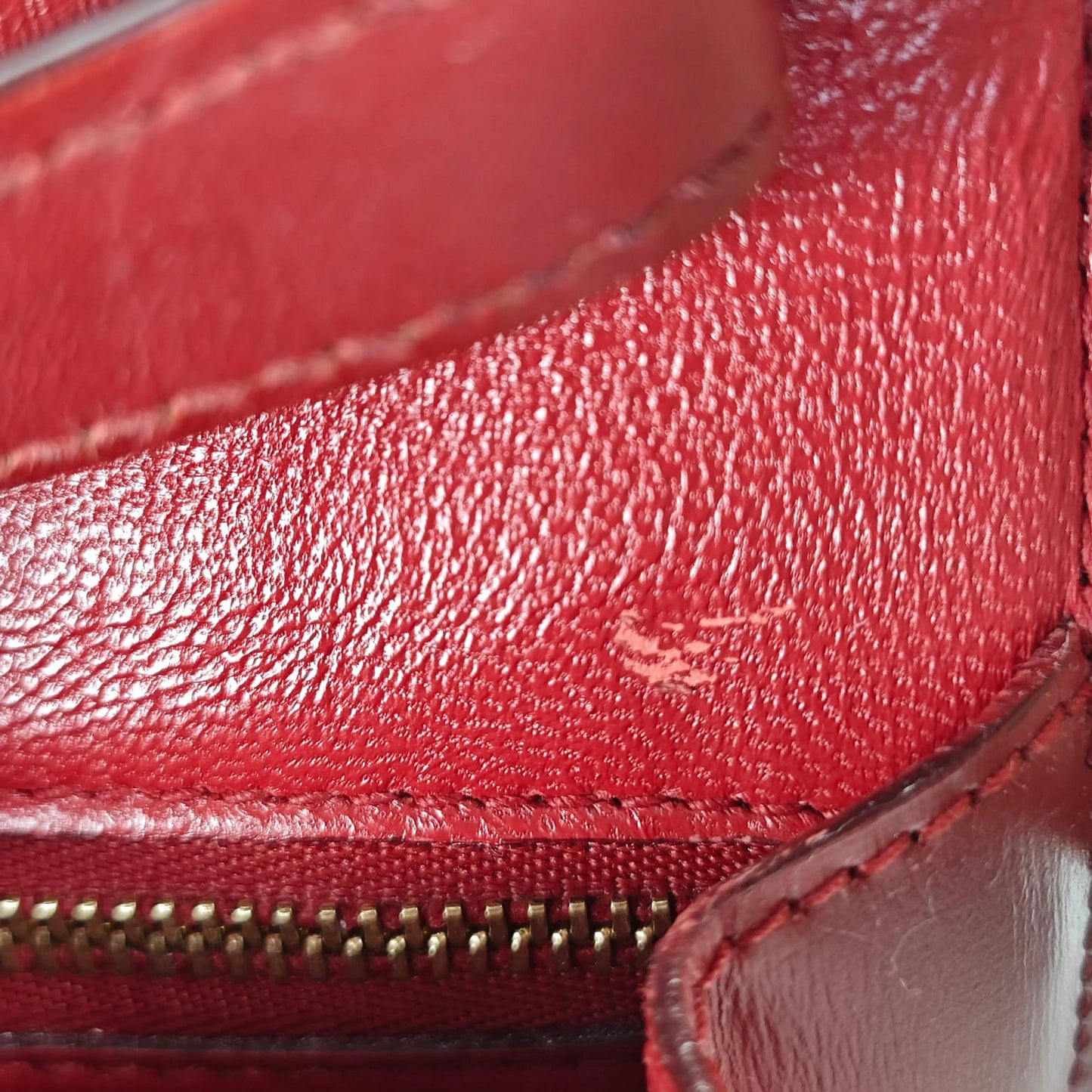 Celine - Box Bag - Leather - Red - (small)