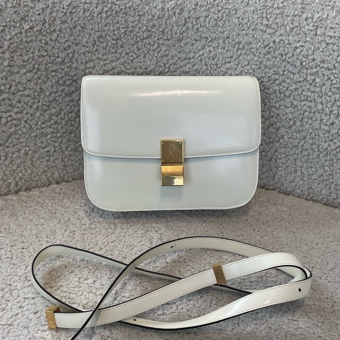 Celine - Box Bag - Leather - White - (medium)