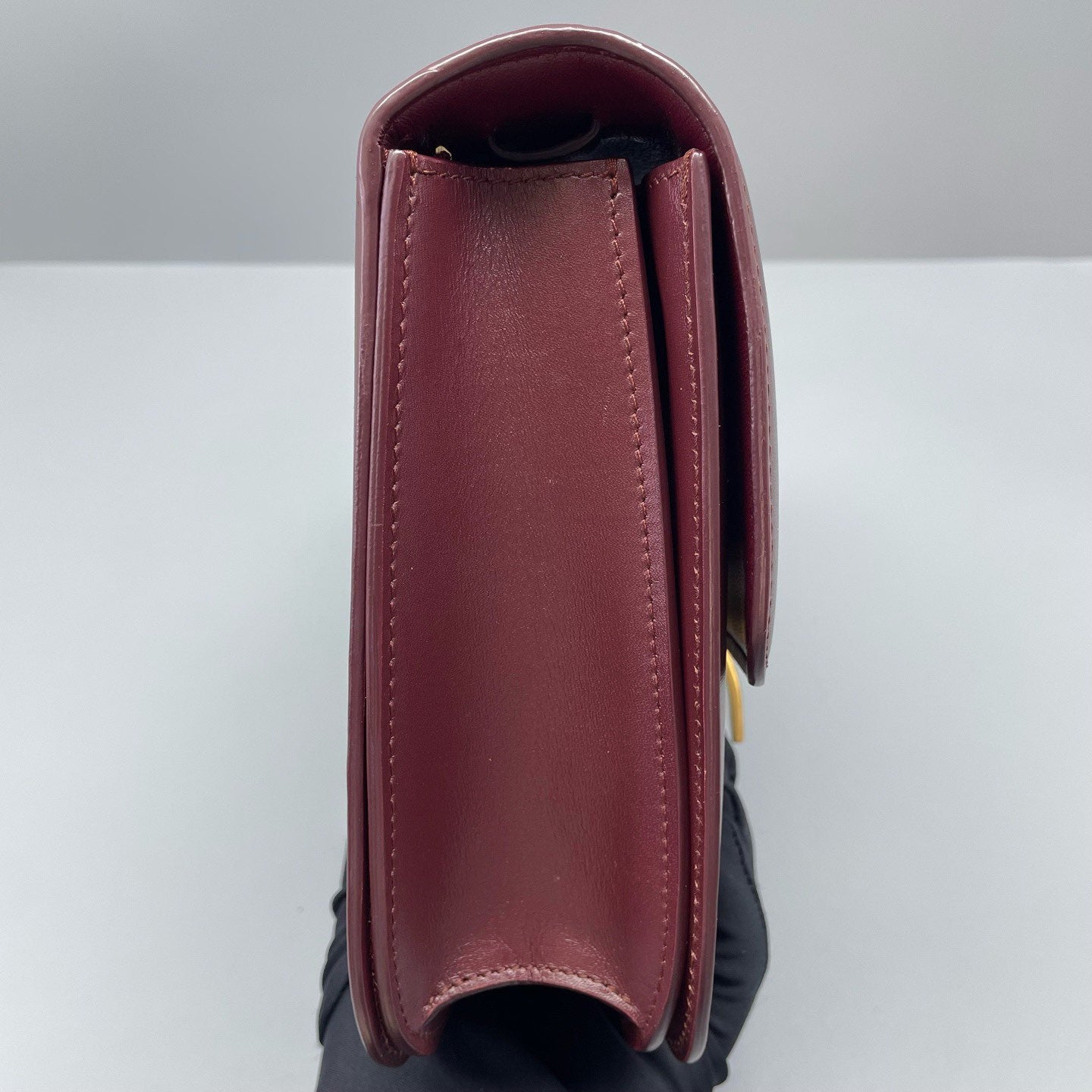 Celine - Box Bag - Smooth Calfskin Leather - Burgundy - (medium)