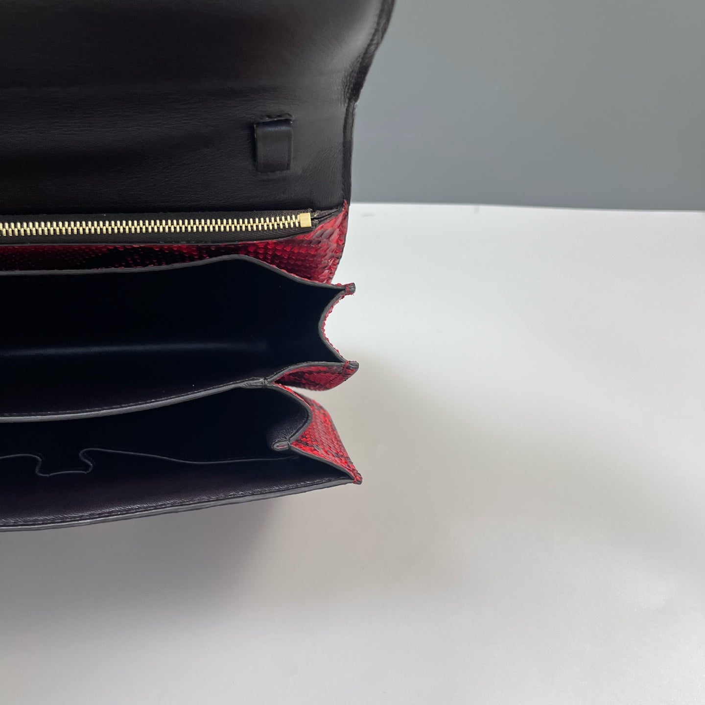 Celine - Box - Exotic leathers - Python - Red - (medium)
