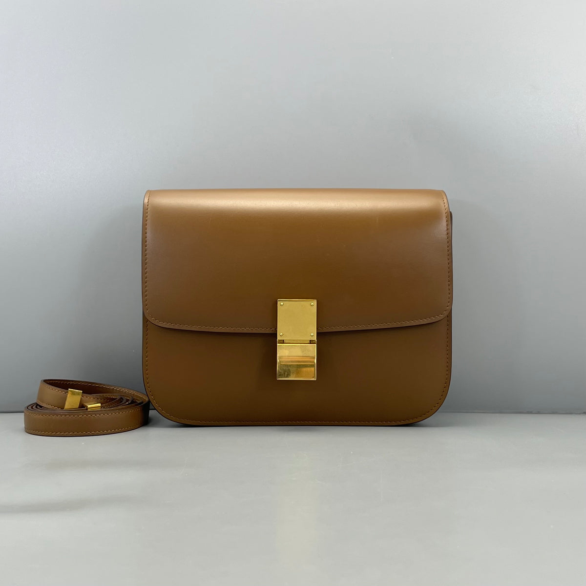 Celine - Box - Leather - Brown - (medium)