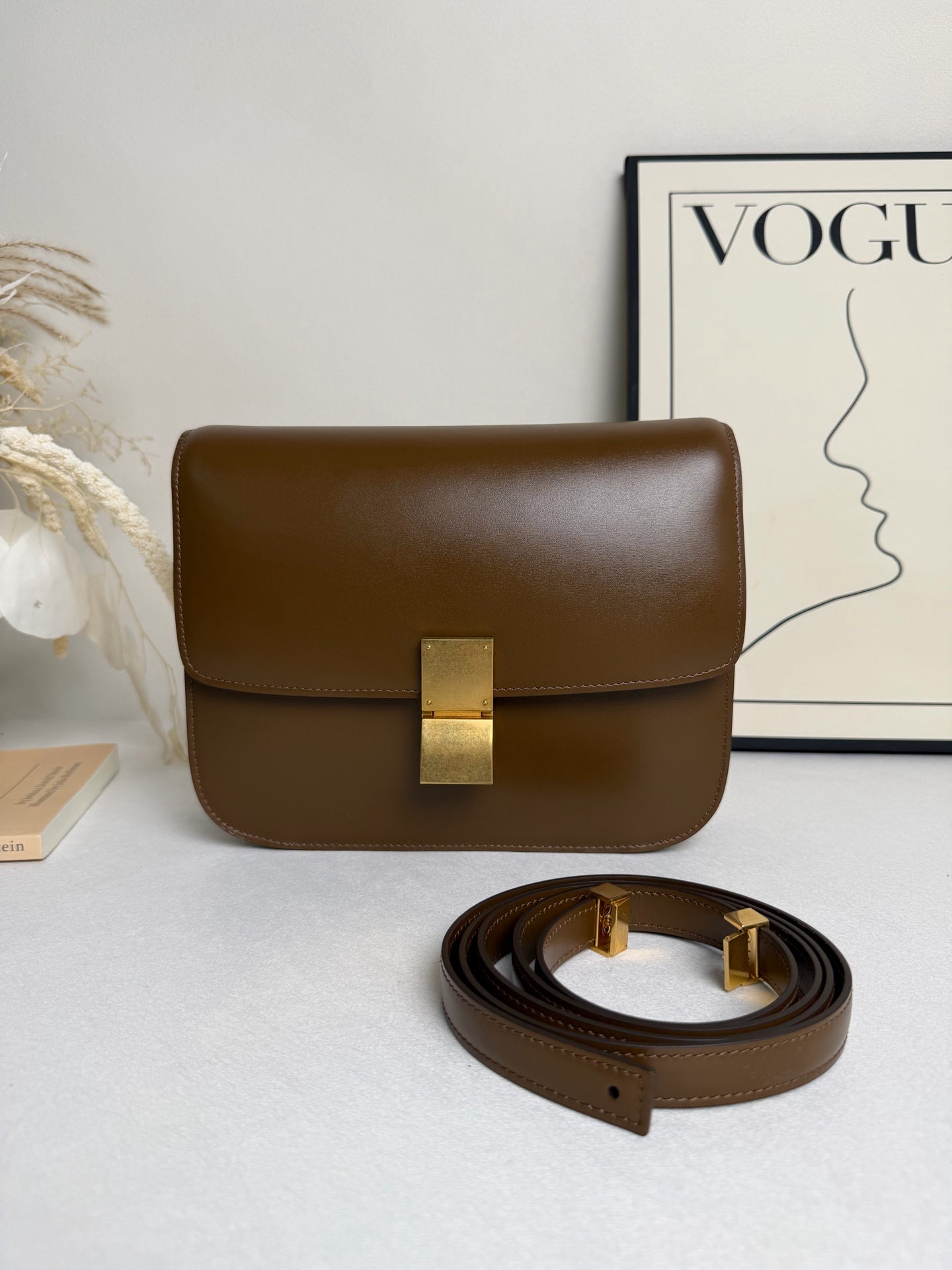 Celine - Box - Leather - Brown - (medium)