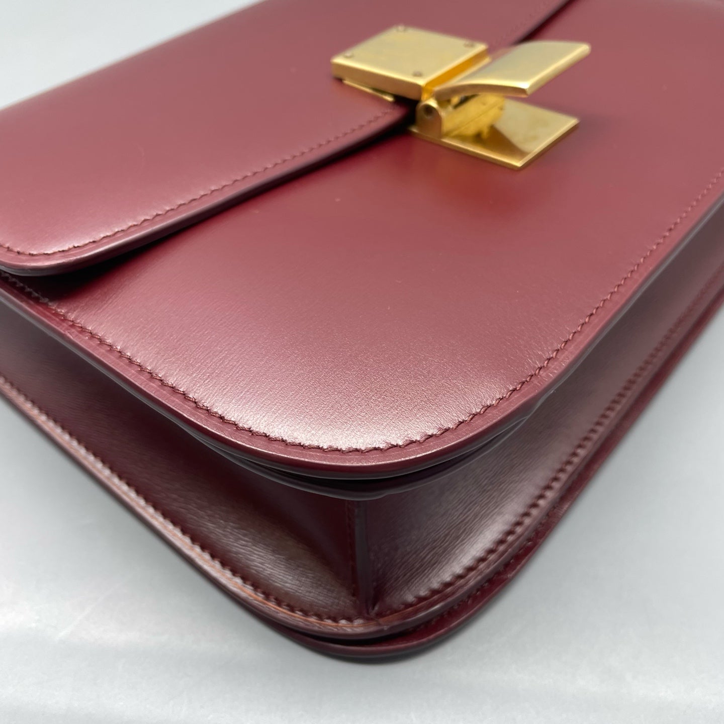 Celine - Box - Leather - Burgundy - (Medium)