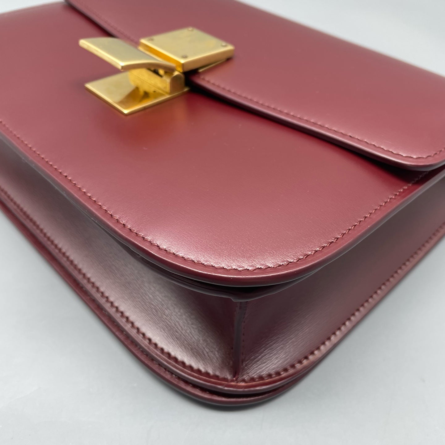 Celine - Box - Leather - Burgundy - (Medium)