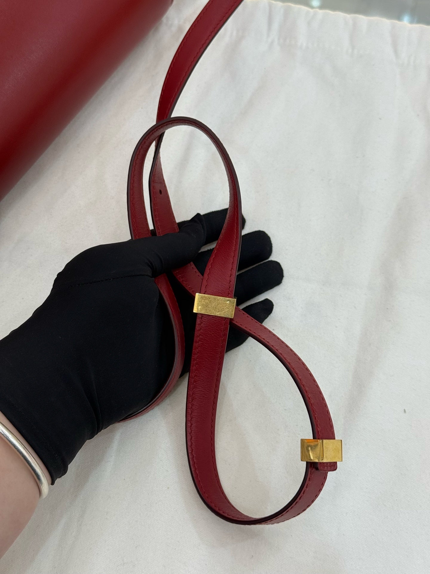 Celine - Box - Leather - Burgundy - (medium)