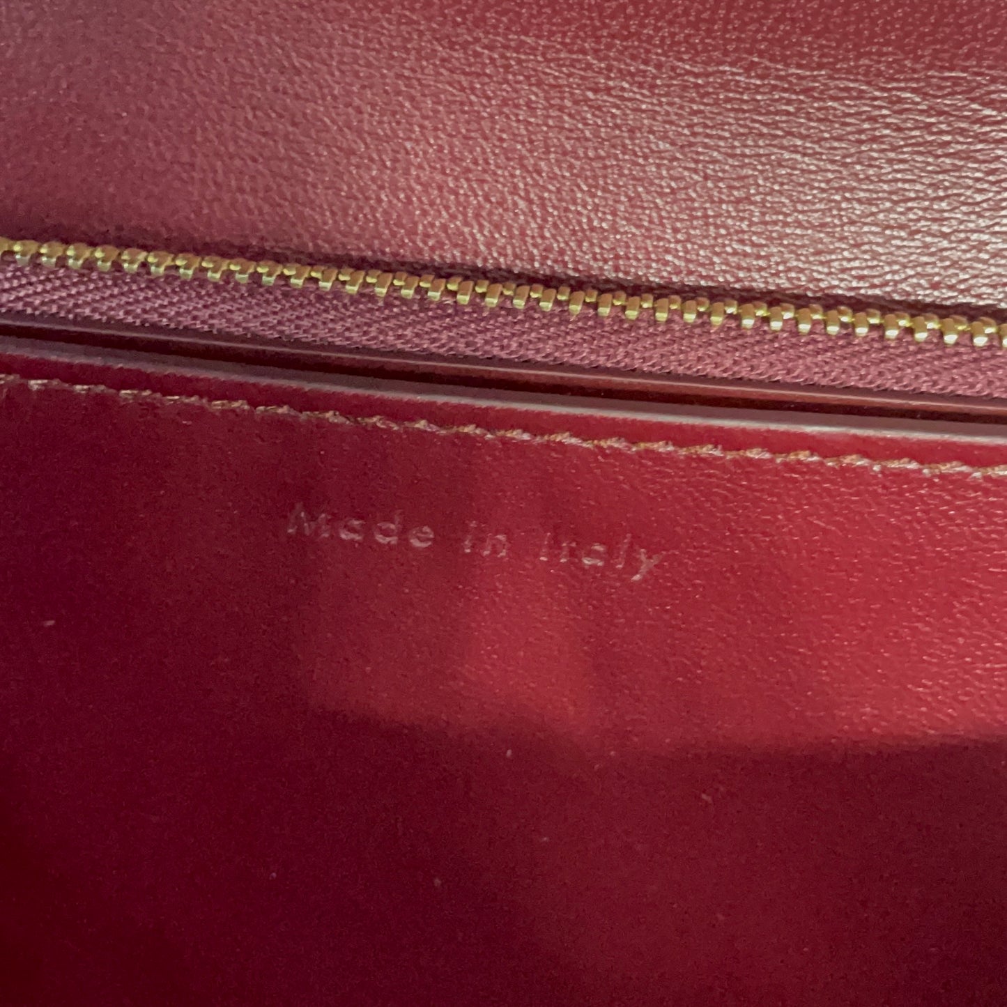 Celine - Box - Leather - Burgundy - (Medium)
