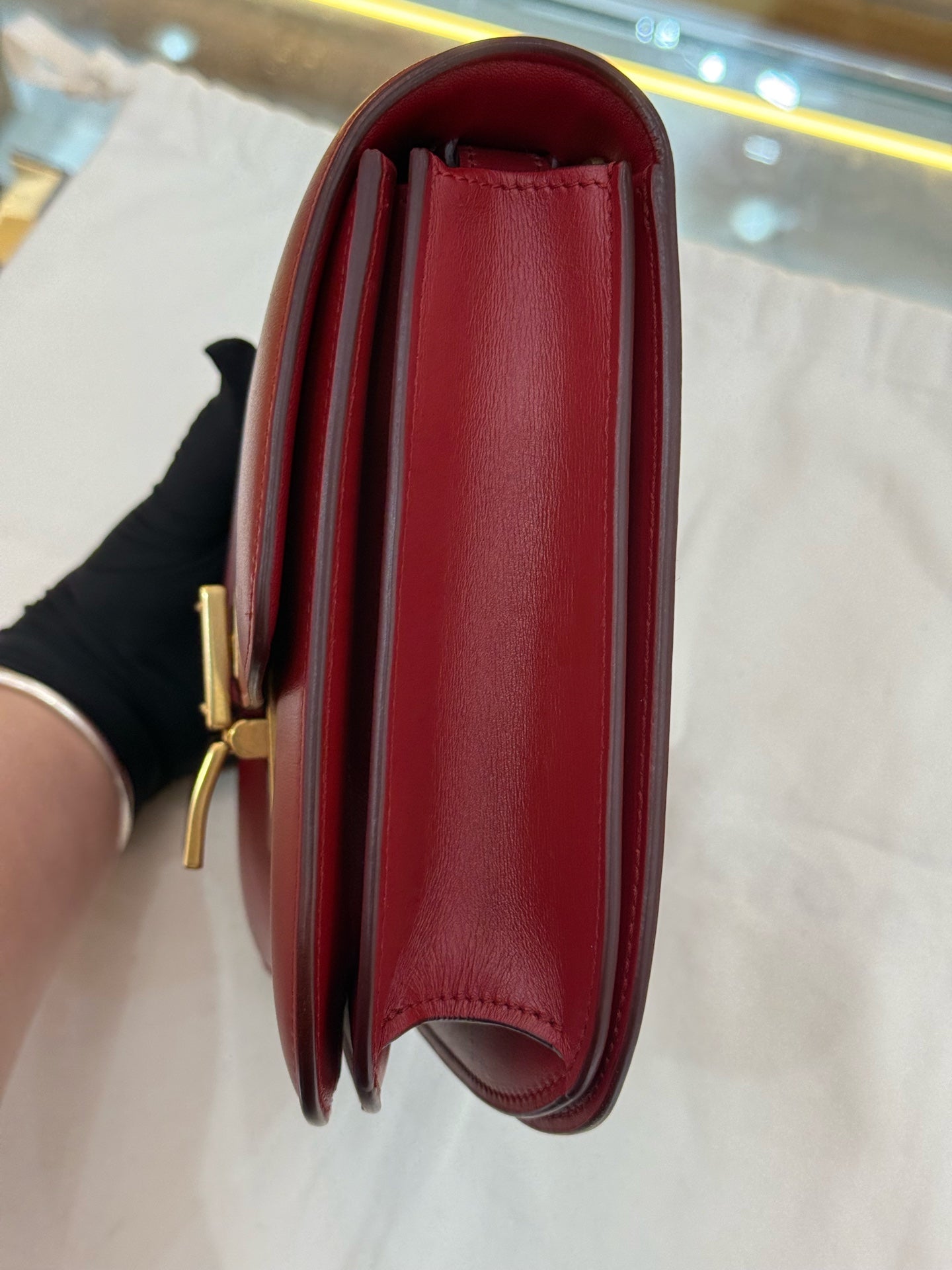 Celine - Box - Leather - Burgundy - (medium)