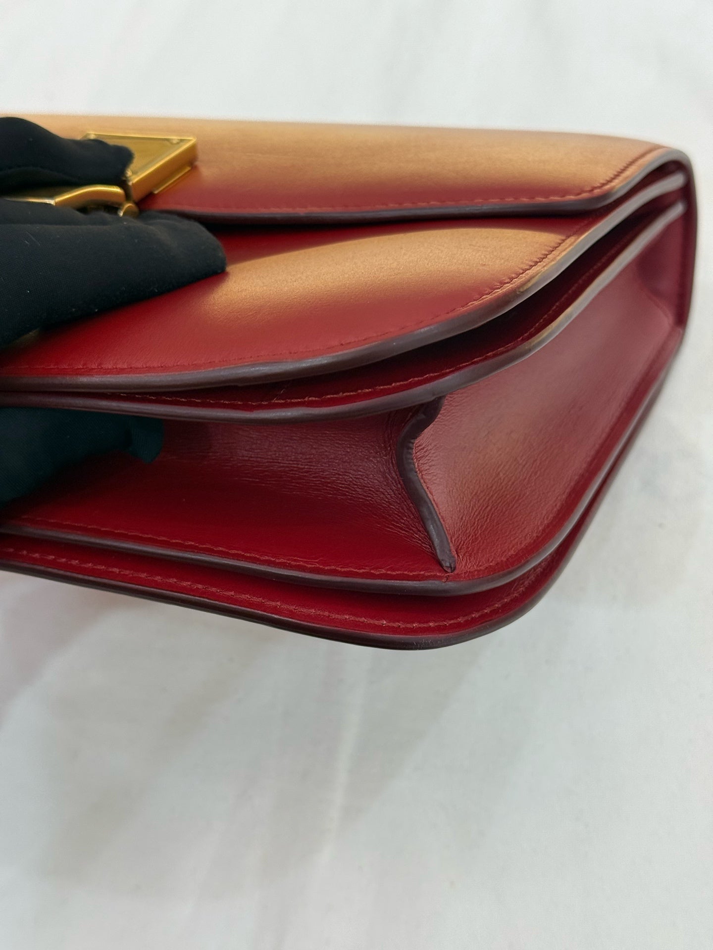 Celine - Box - Leather - Burgundy - (medium)