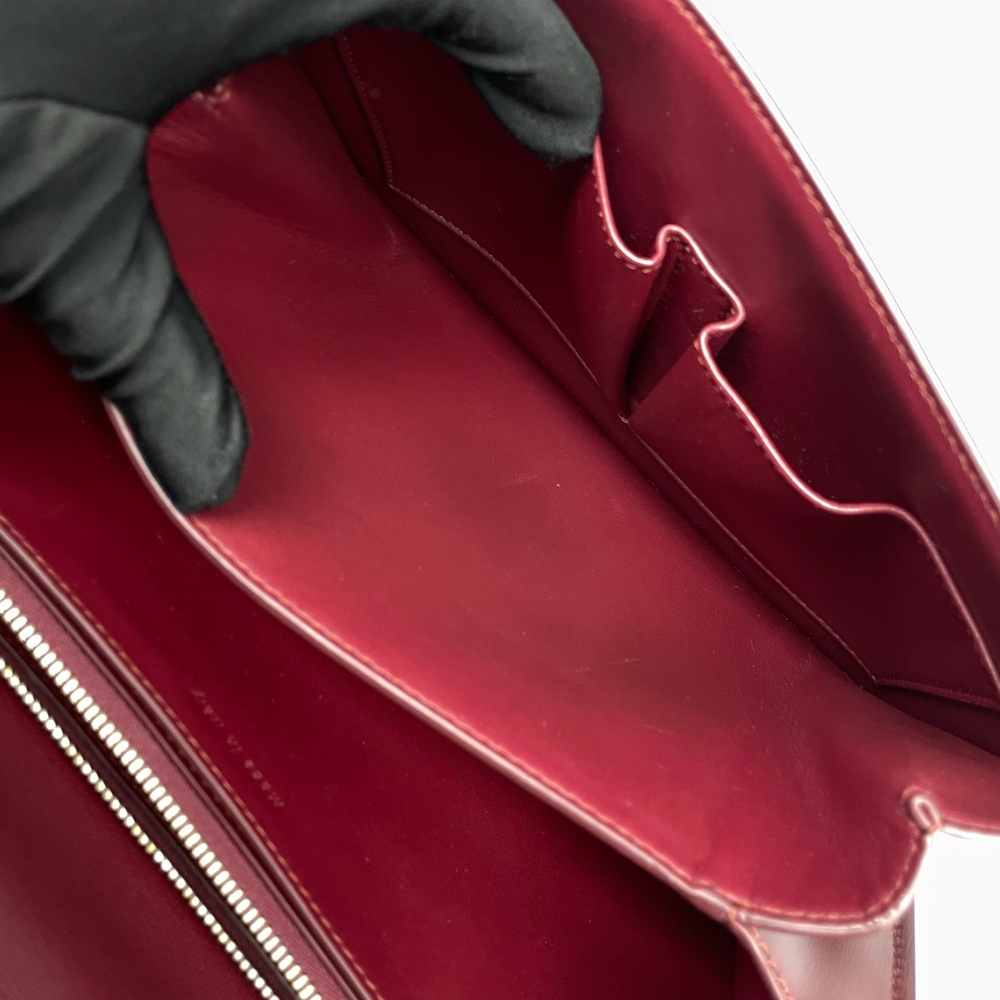 Celine - Box - Leather - Burgundy - (Medium)