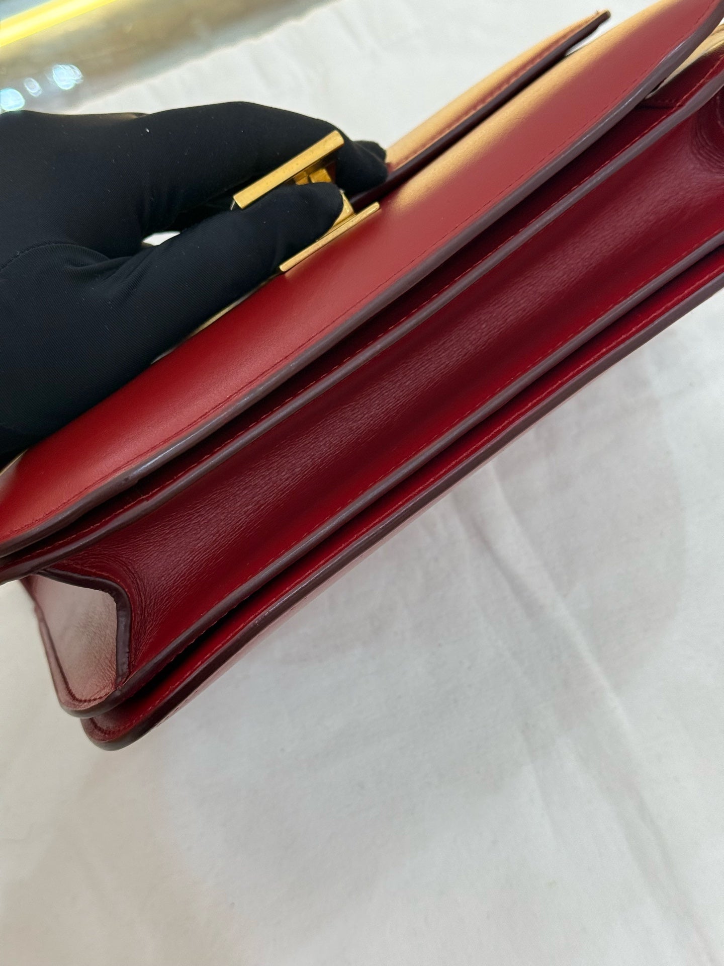Celine - Box - Leather - Burgundy - (medium)