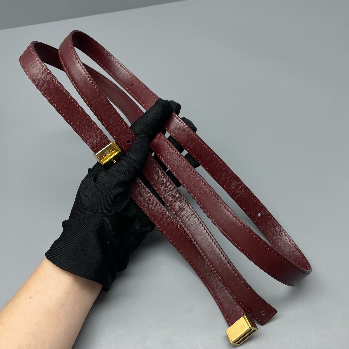 Celine - Box - Leather - Burgundy - (Medium)