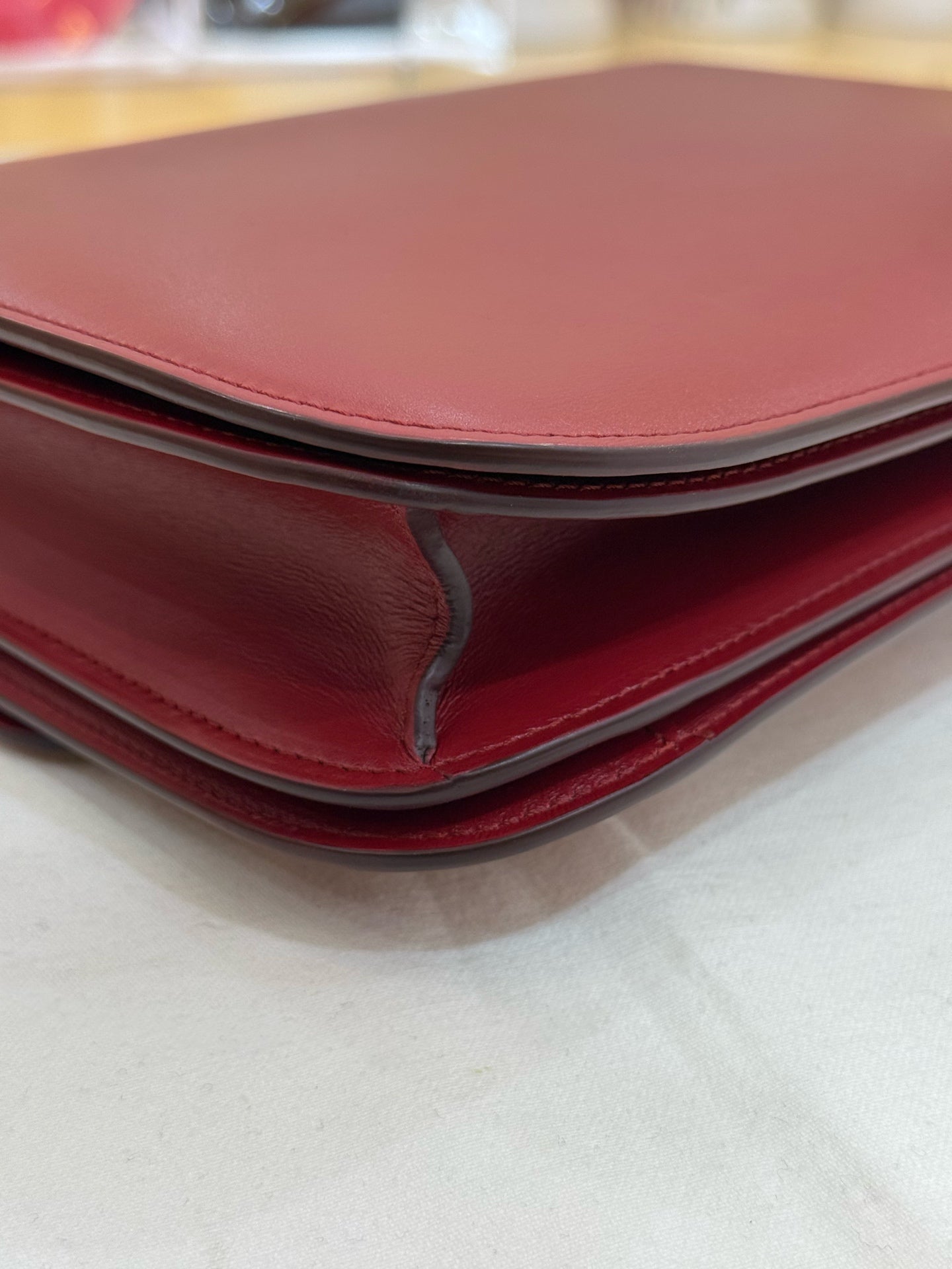 Celine - Box - Leather - Burgundy - (medium)