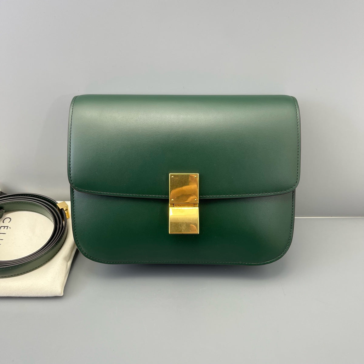 Celine - Box - Leather - Green - (medium)