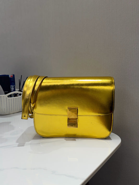 Celine - Box Medium - Leather - Gold - (medium)