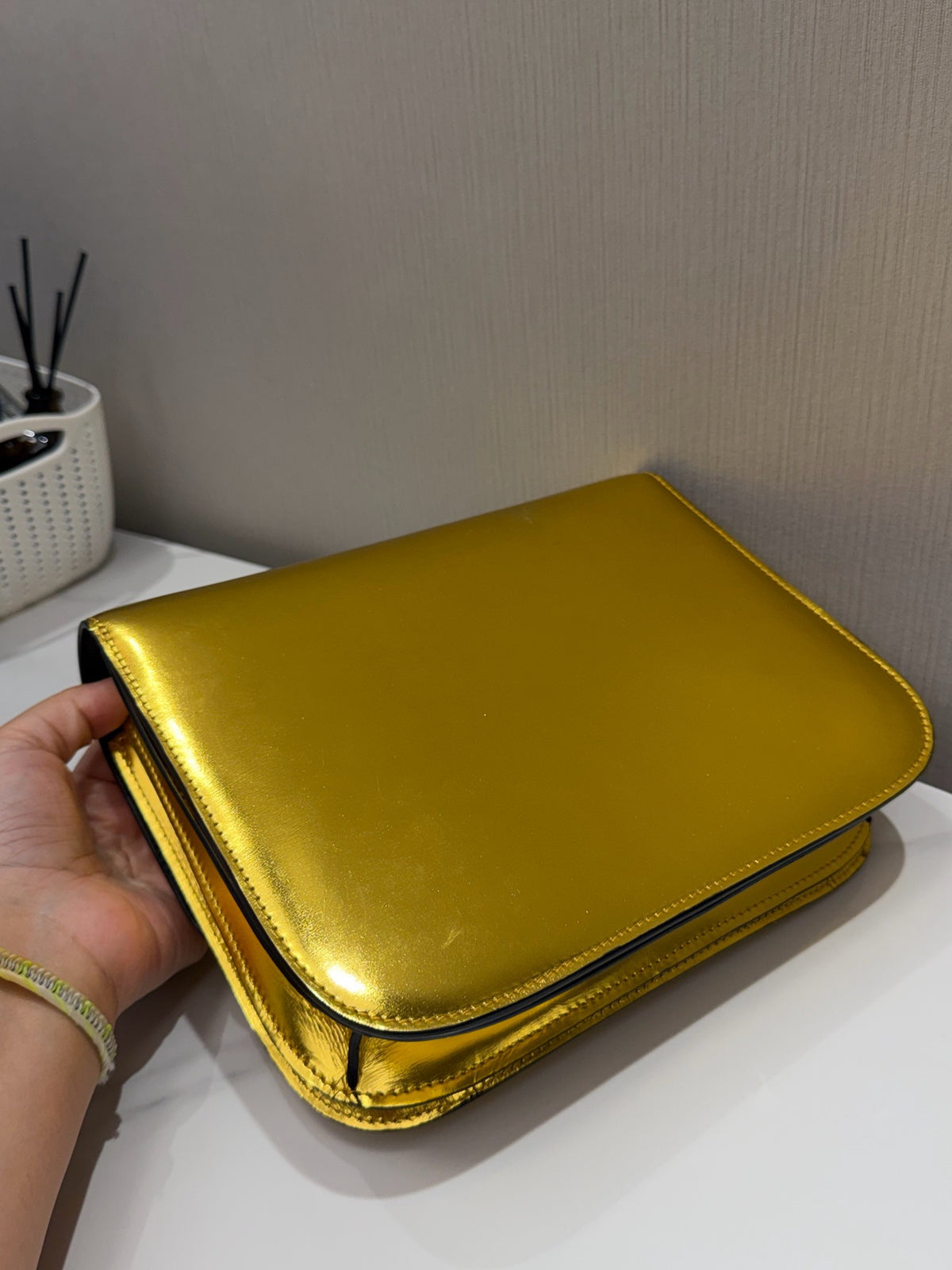 Celine - Box Medium - Leather - Gold - (medium)