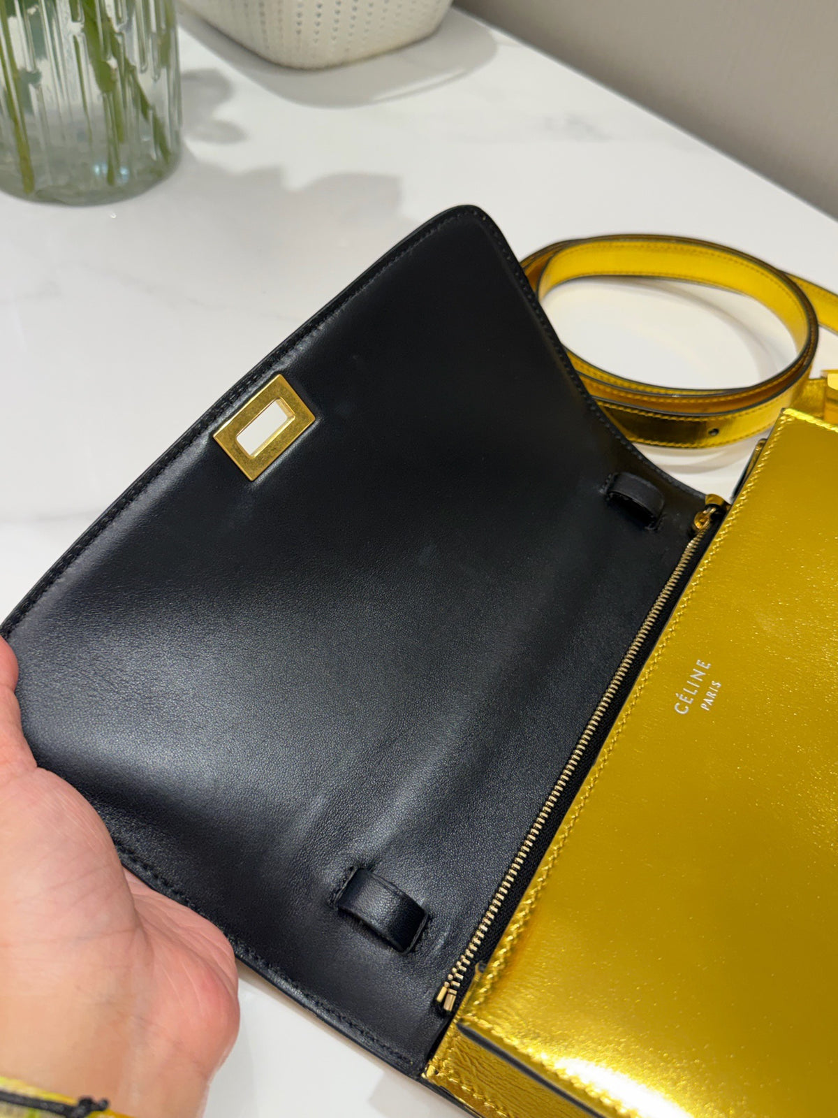 Celine - Box Medium - Leather - Gold - (medium)