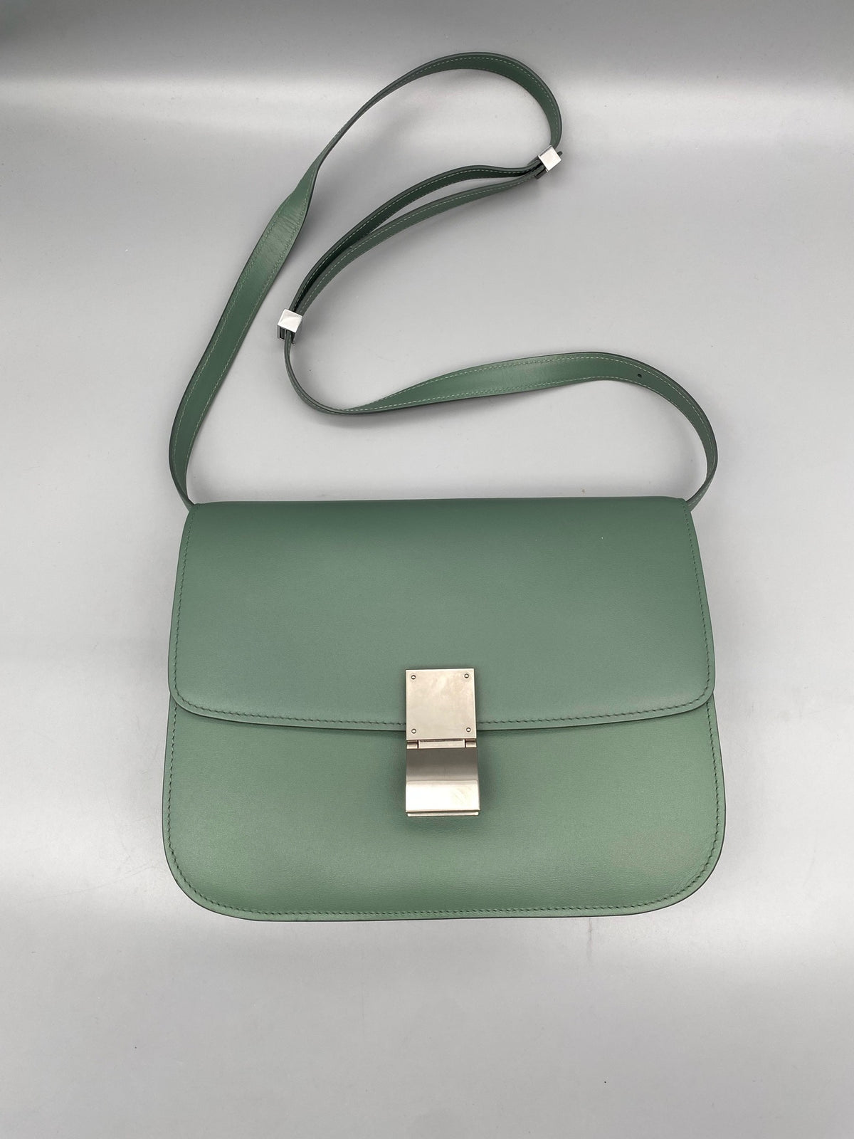 Celine - Box Medium - Leather - Green - (Medium)