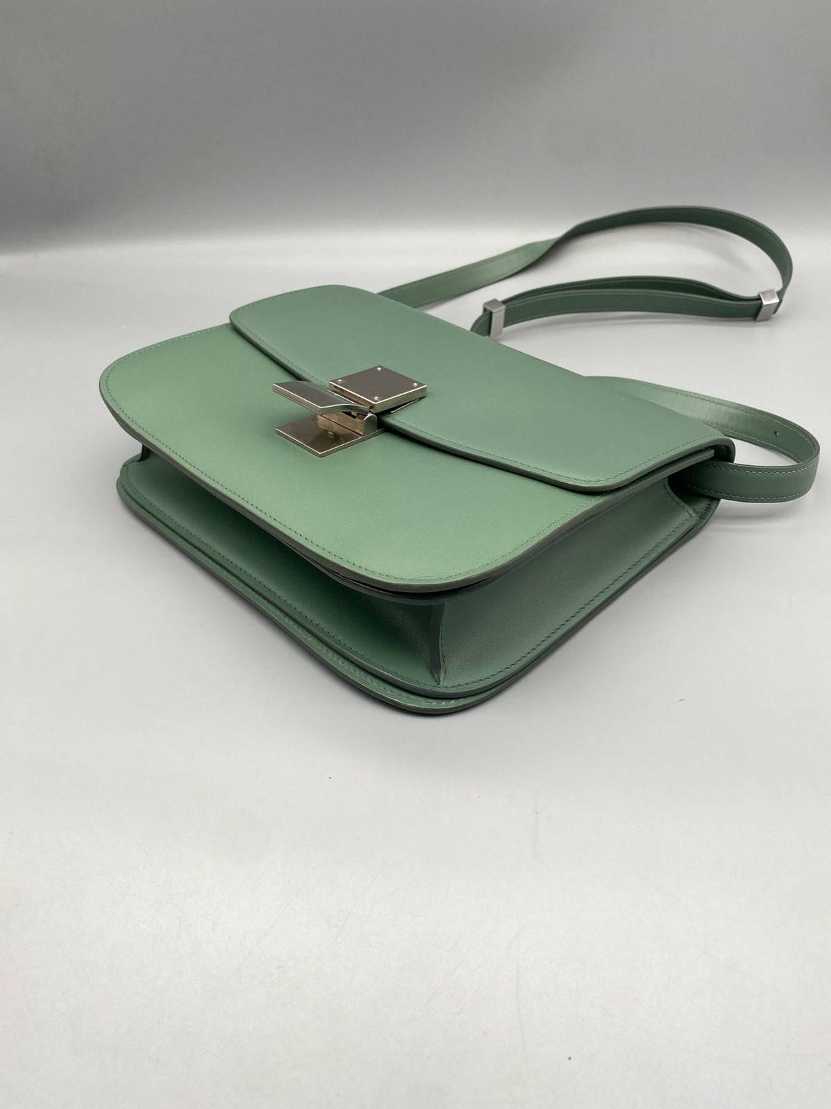 Celine - Box Medium - Leather - Green - (Medium)