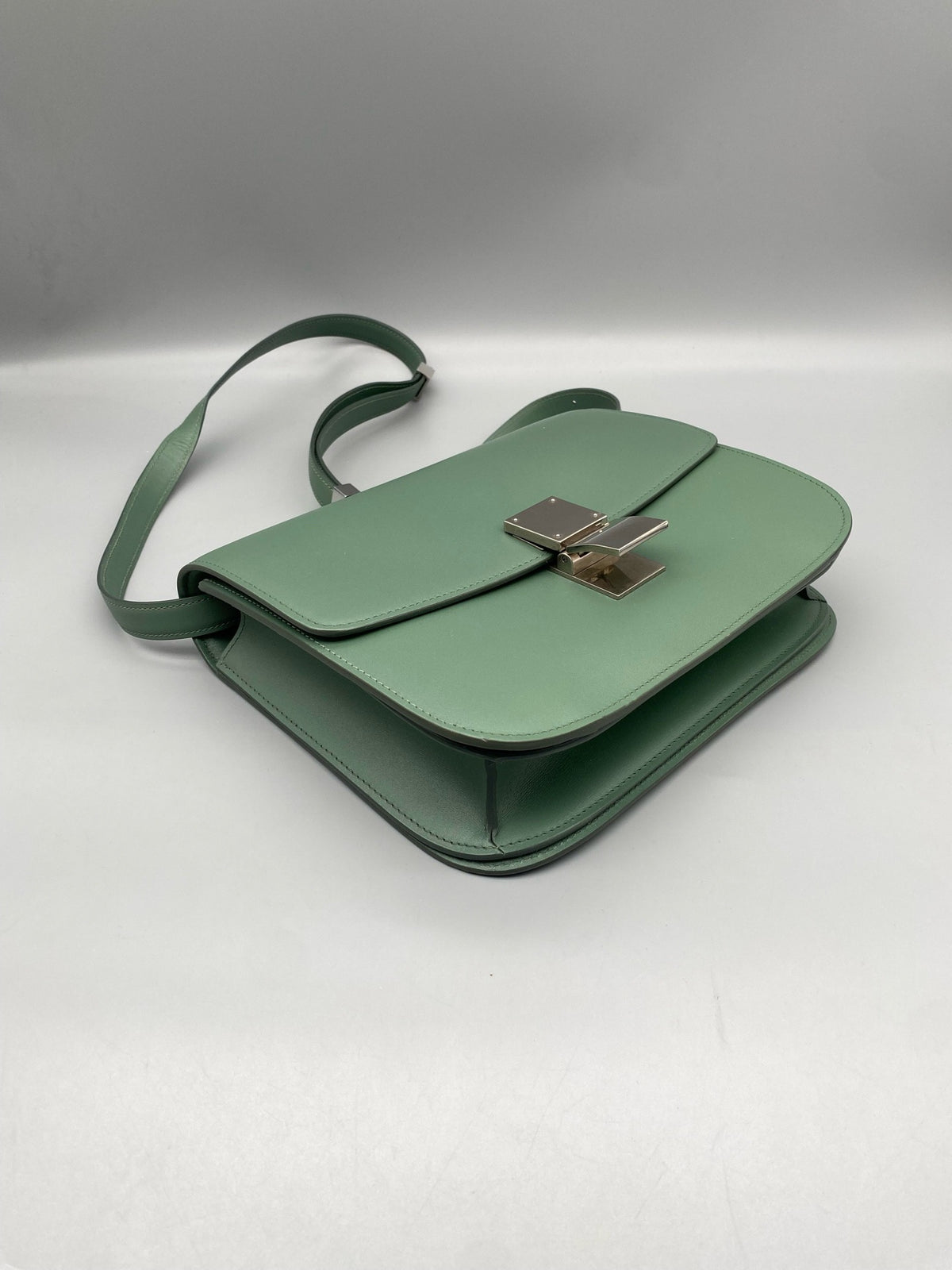 Celine - Box Medium - Leather - Green - (Medium)