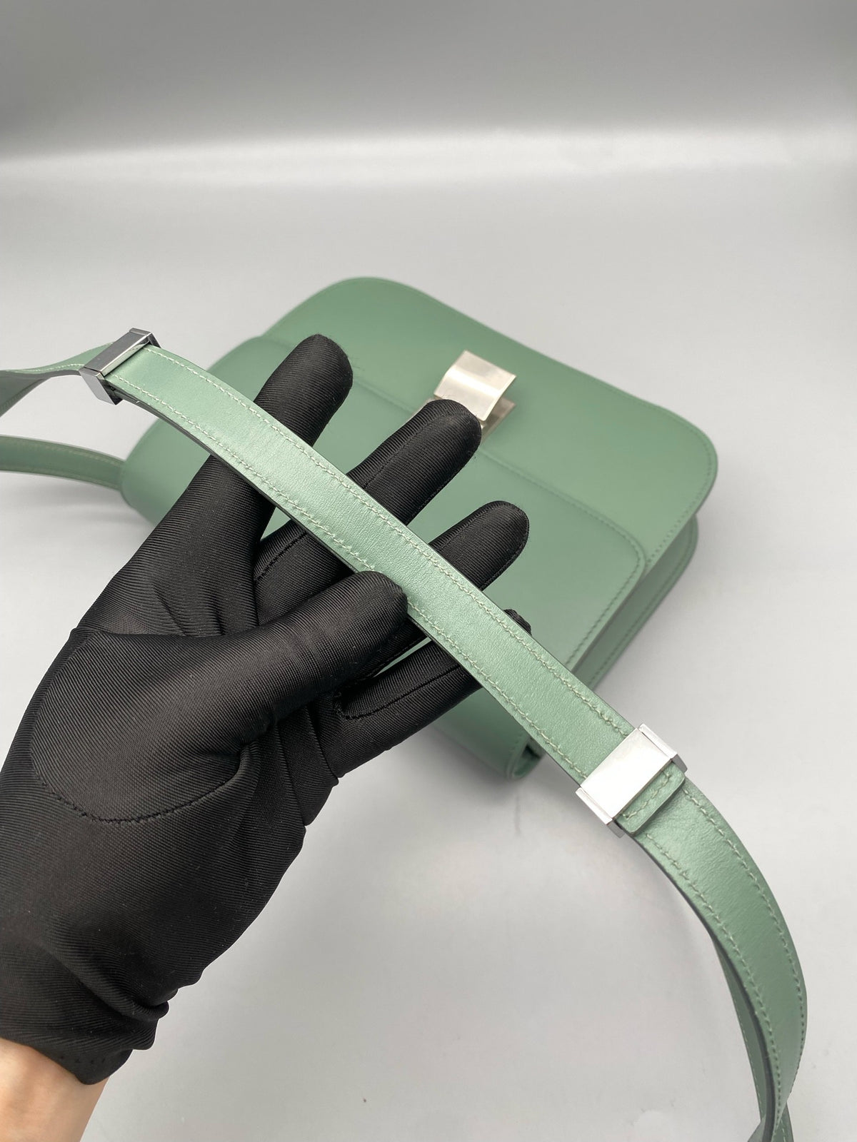 Celine - Box Medium - Leather - Green - (Medium)