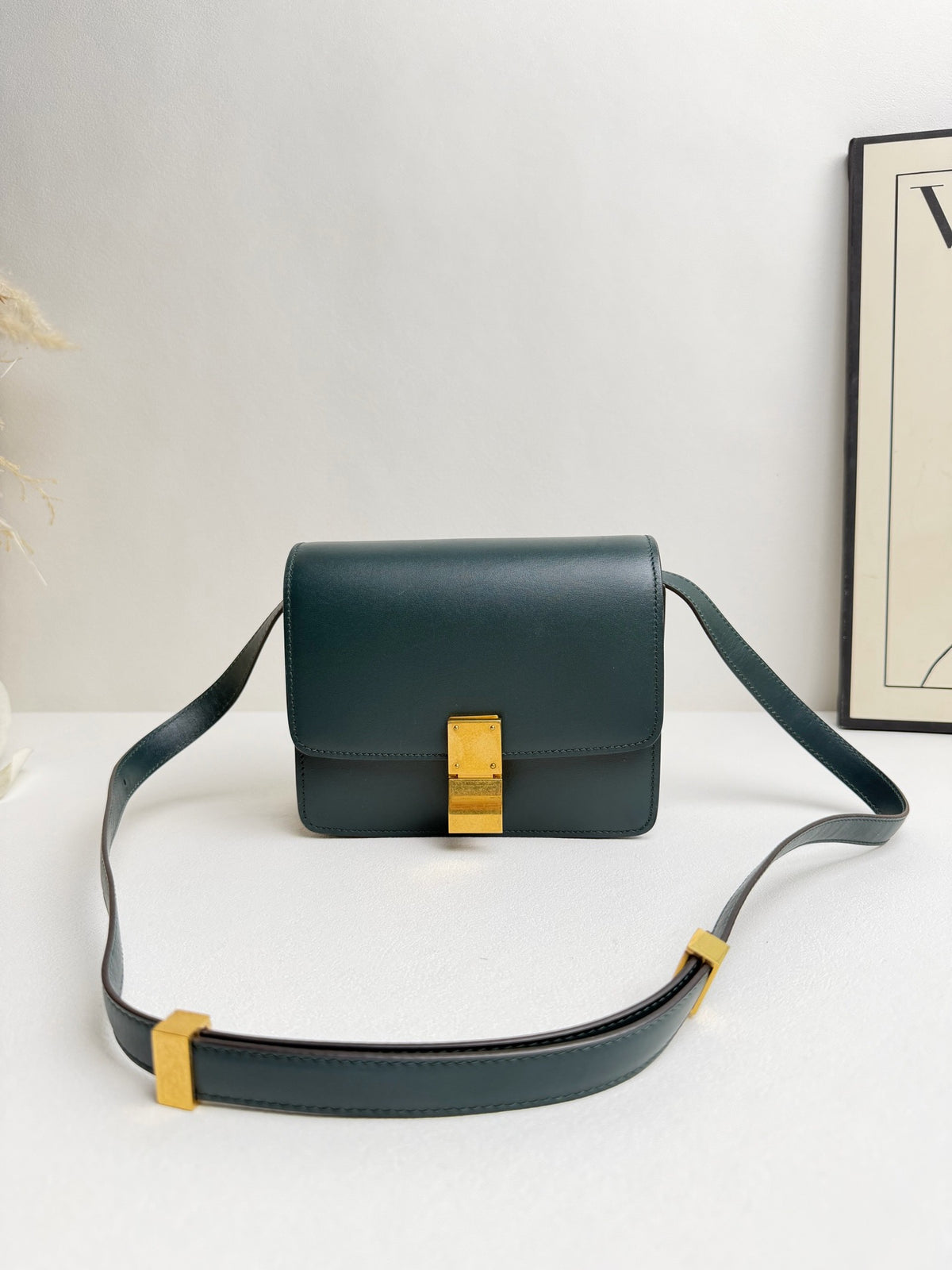 Celine - Box Small - Leather - Green - (small)
