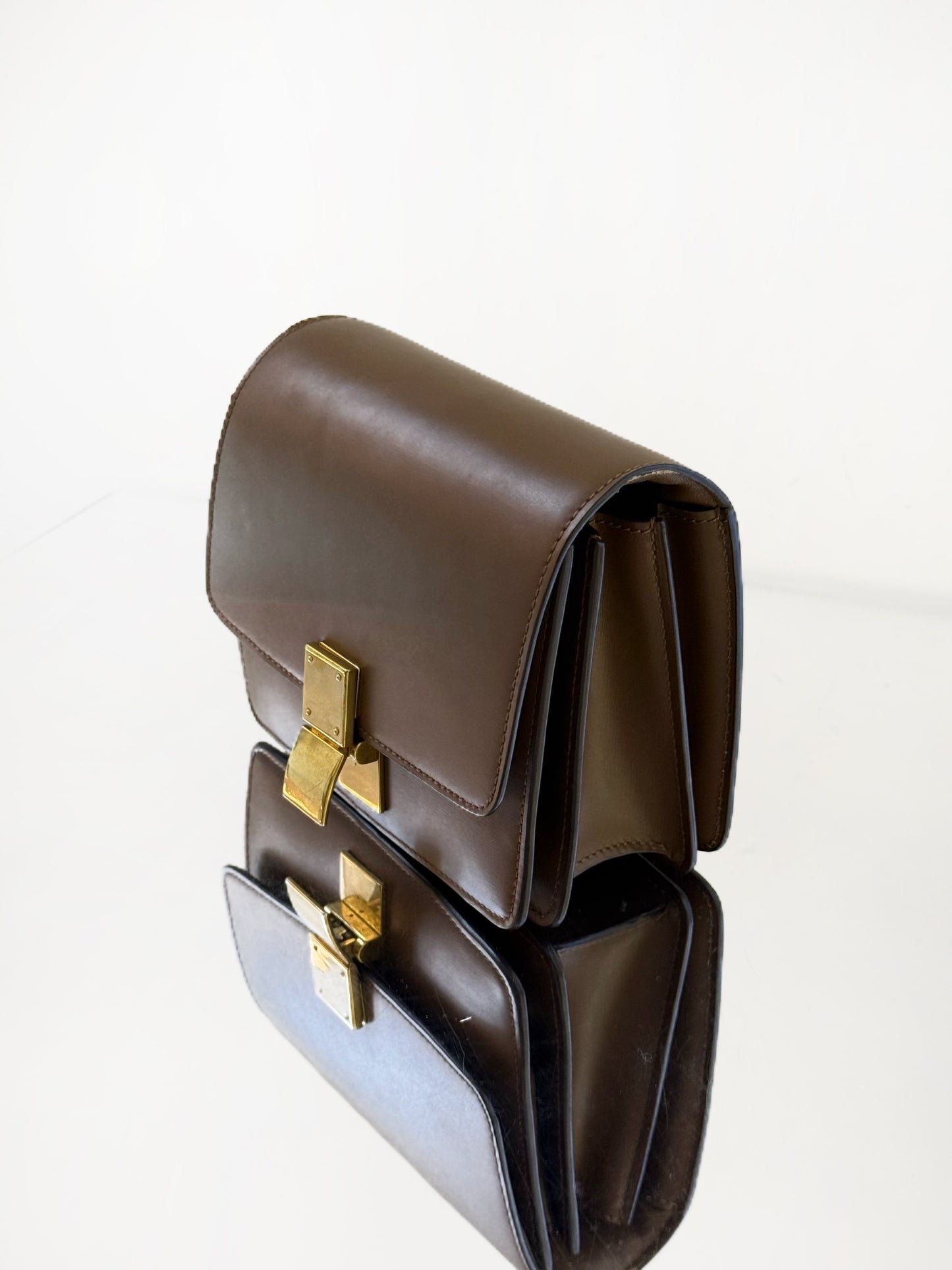 Celine - Box Teen - Leather - Brown - (mini)