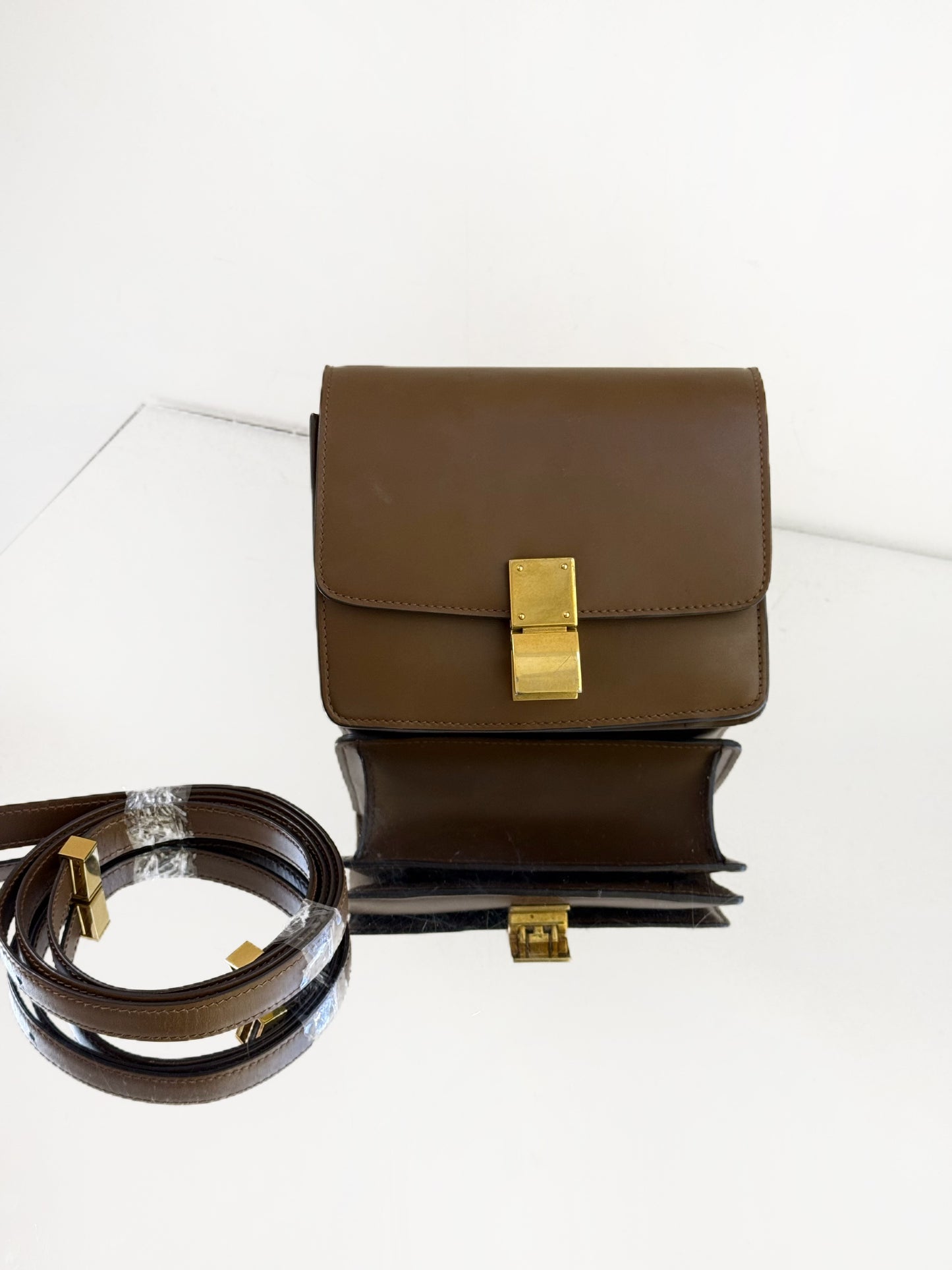 Celine - Box Teen - Leather - Brown - (mini)