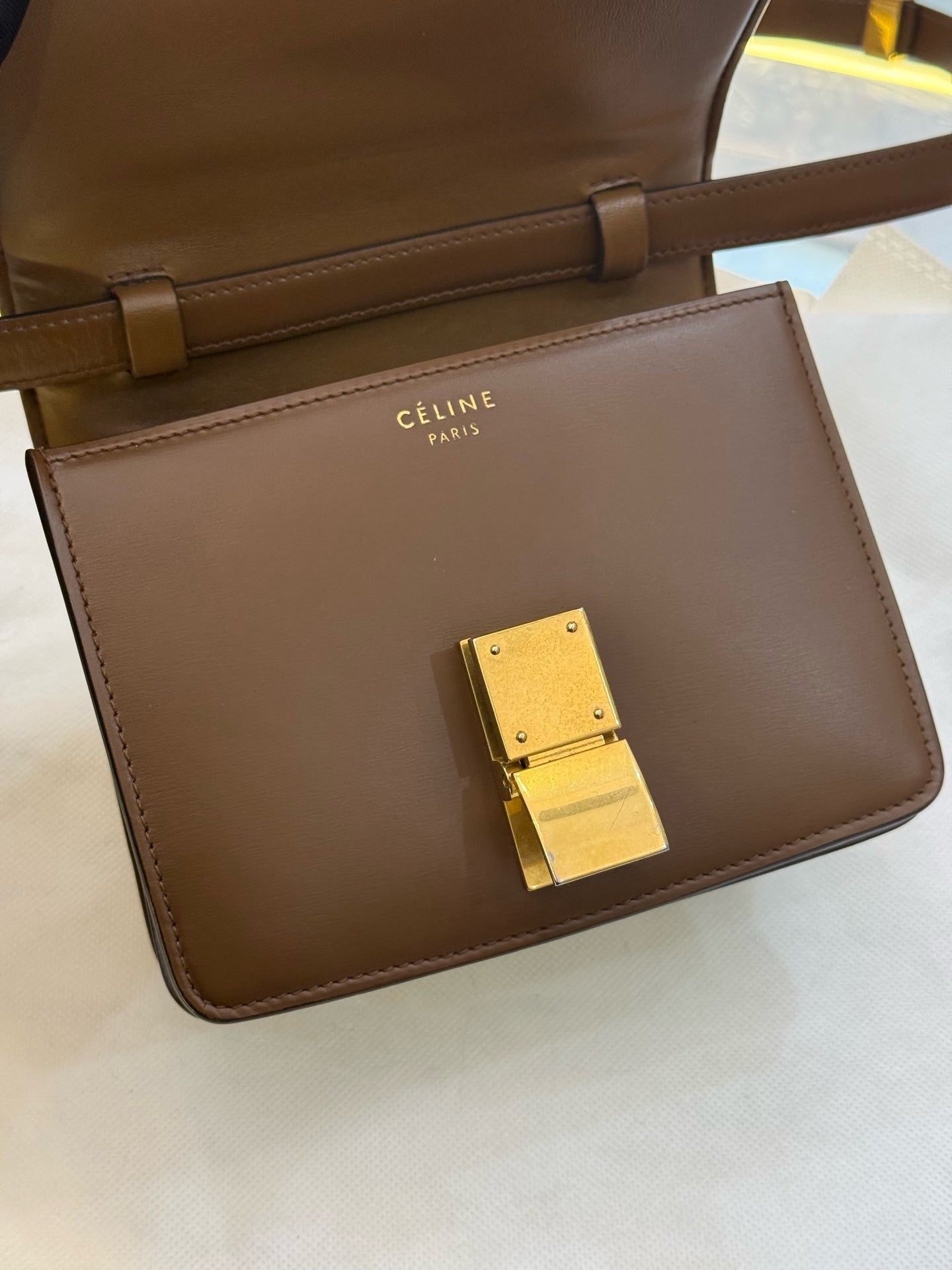 Celine - Box Teen - Leather - Brown - (mini)