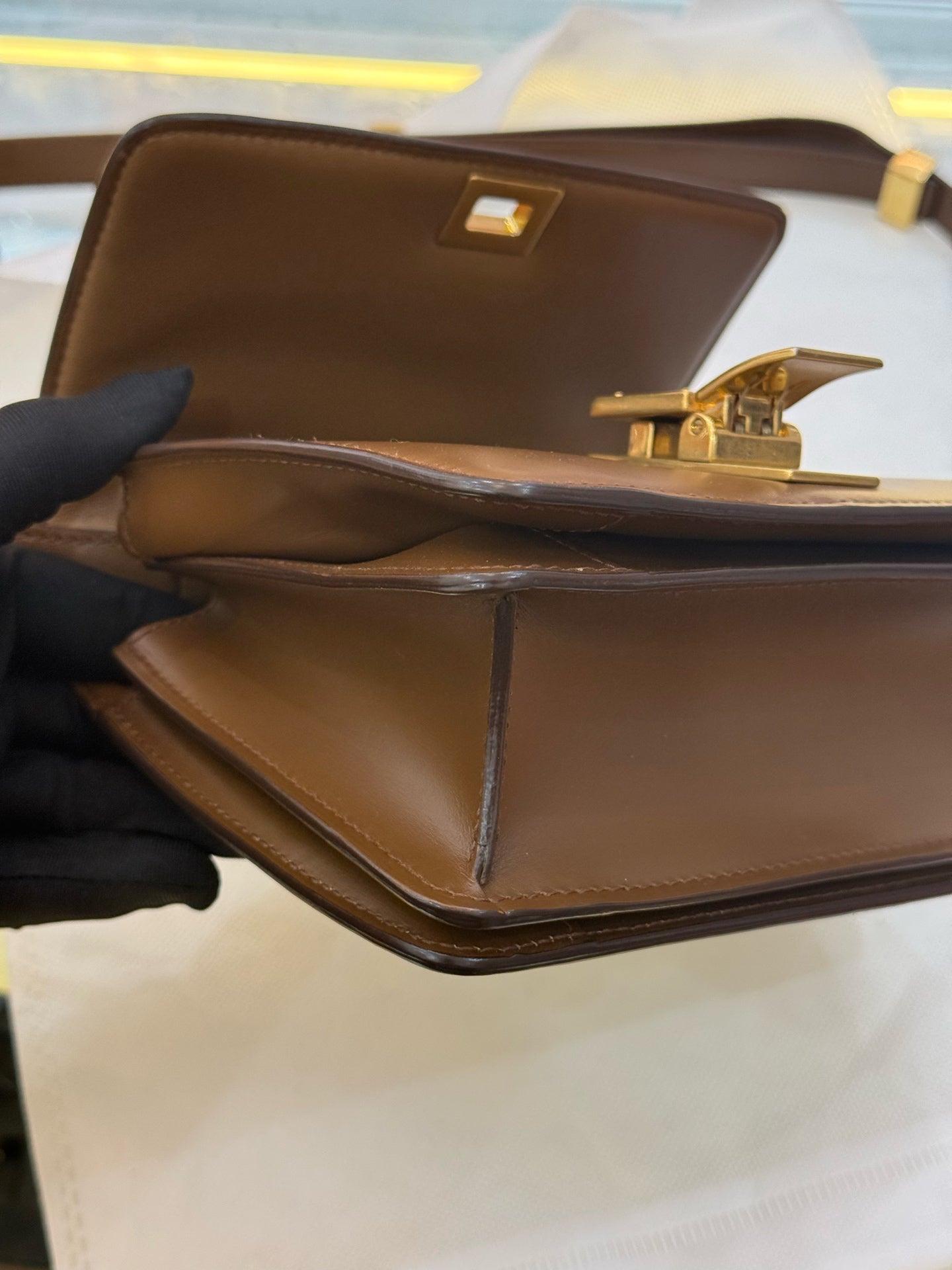 Celine - Box teen - Leather - Brown - (mini)