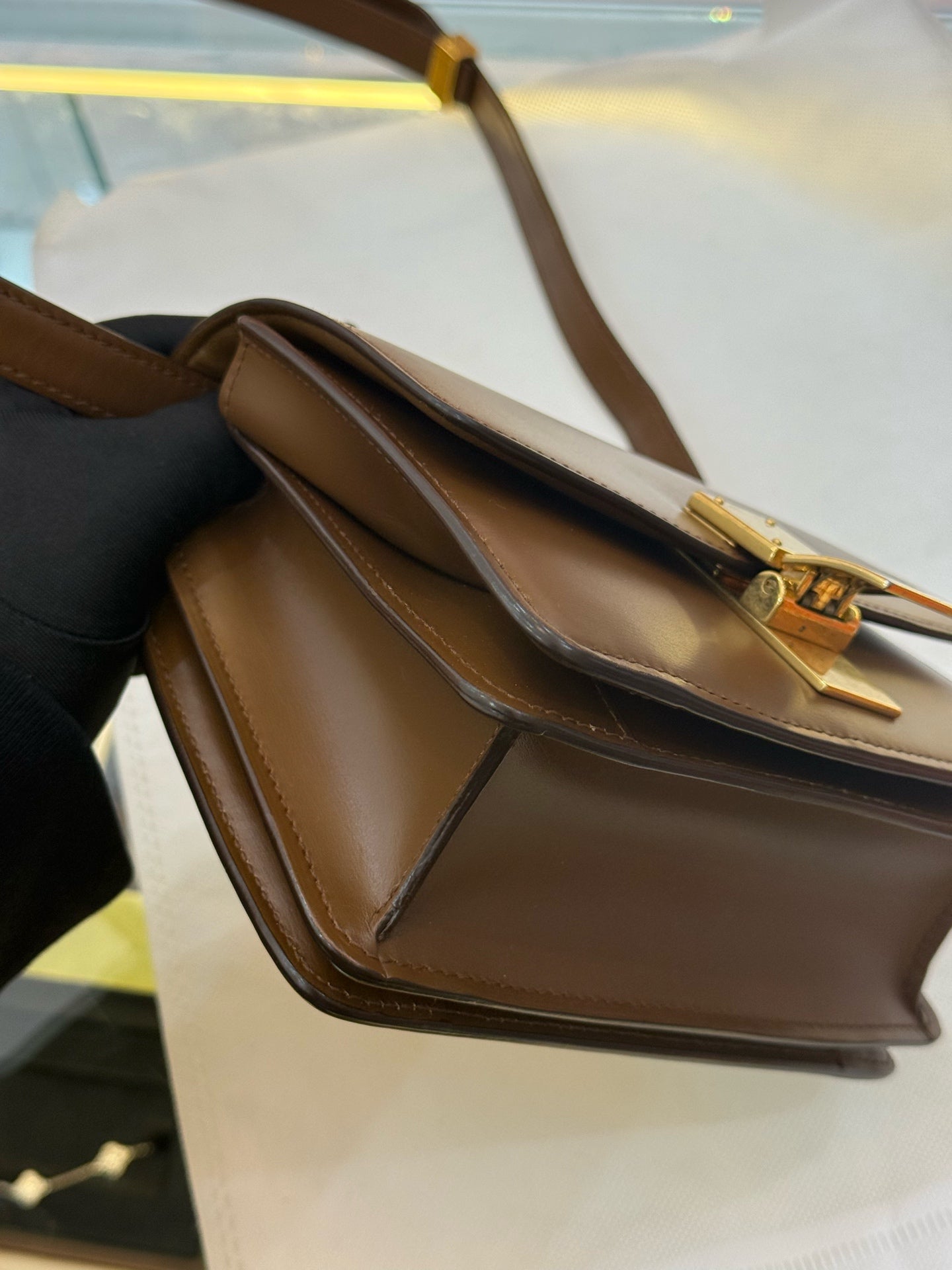 Celine - Box teen - Leather - Brown - (mini)