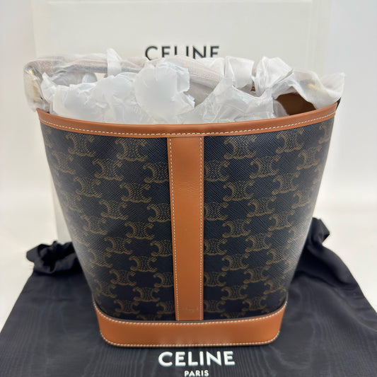 Celine - Bucket bag - Leather - Brown - (small)
