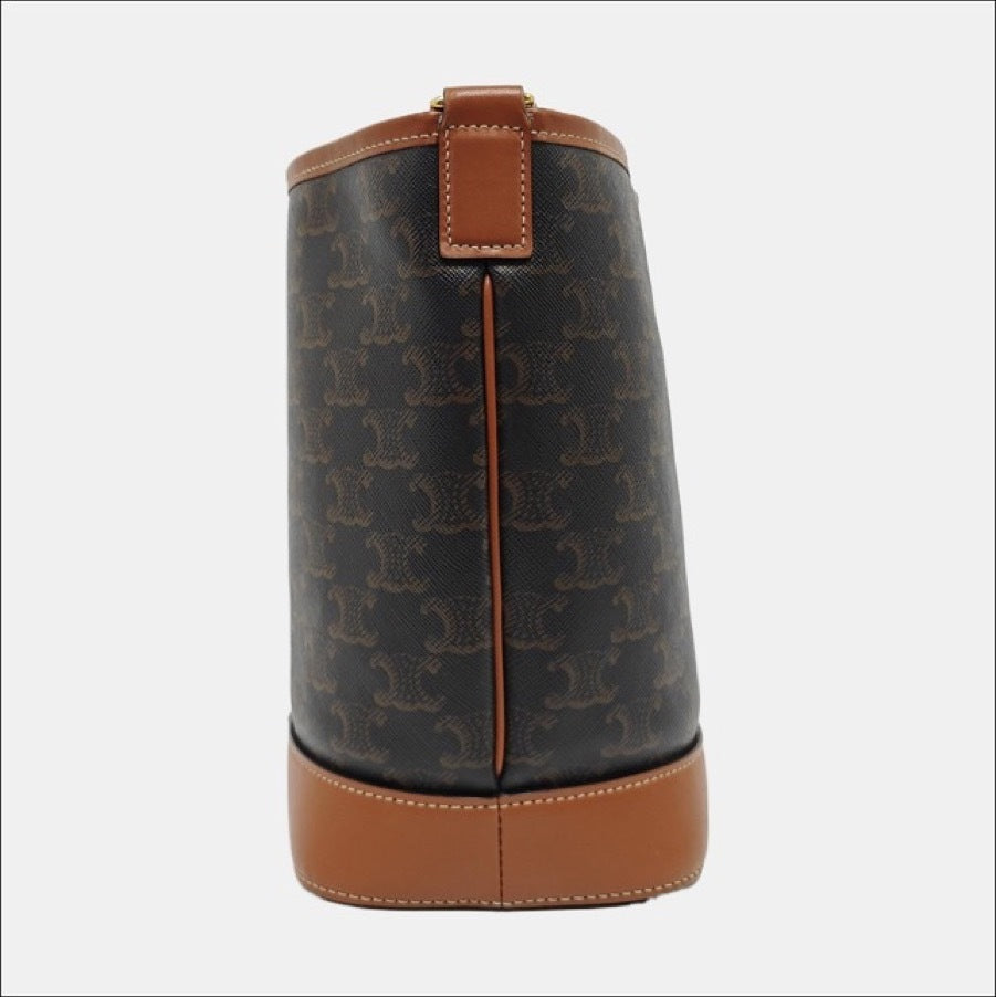 Celine - Bucket Bag - Leather - Brown - (small)