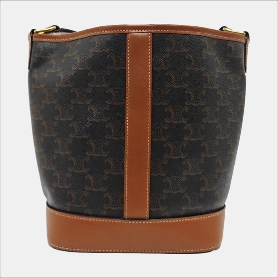 Celine - Bucket Bag - Leather - Brown - (small)