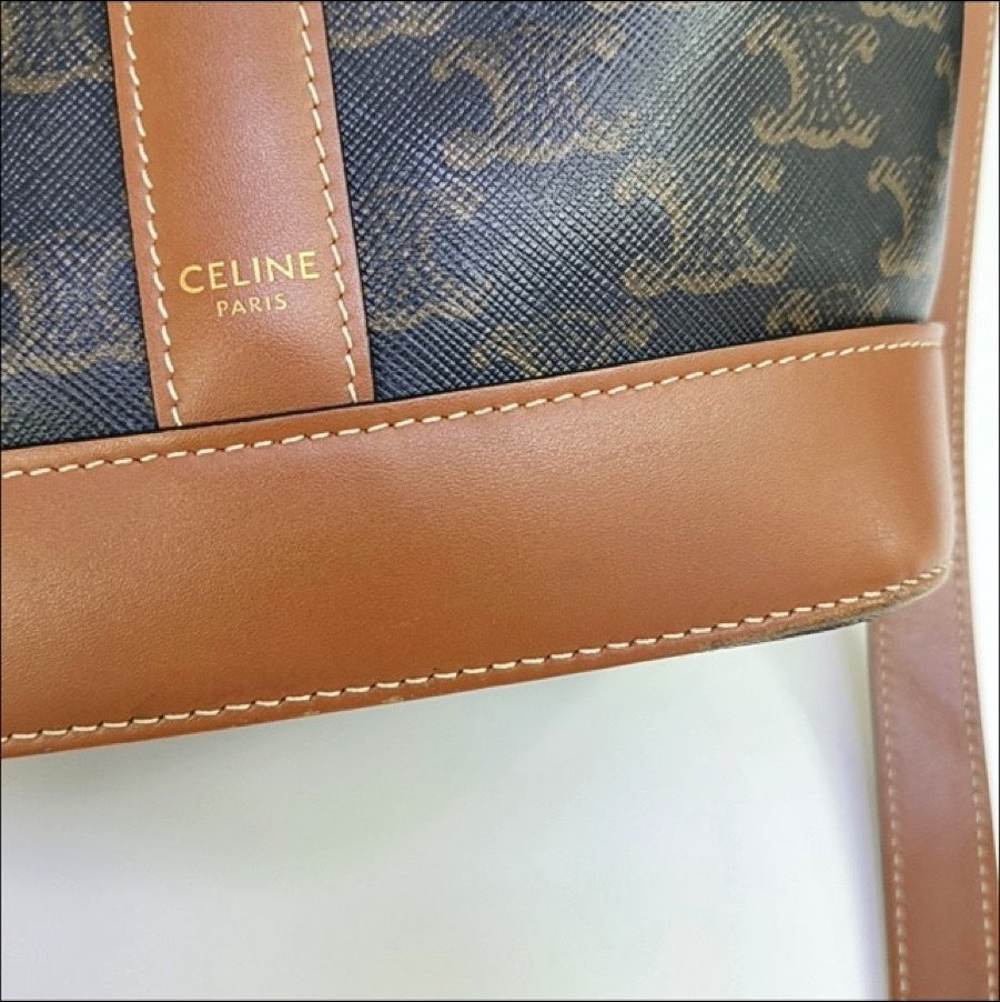 Celine - Bucket Bag - Leather - Brown - (small)